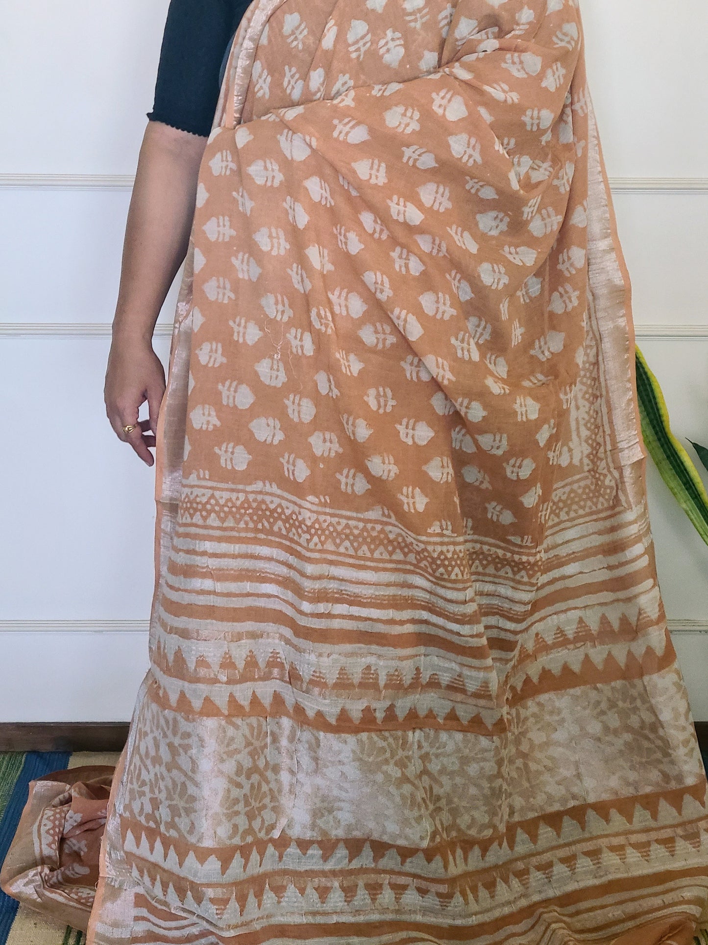 Cotton Linen Saaree