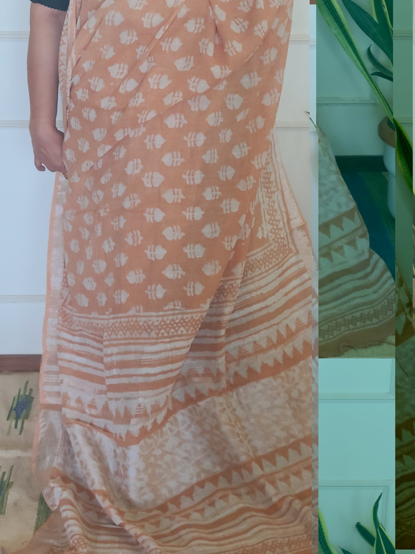Cotton Linen Saaree