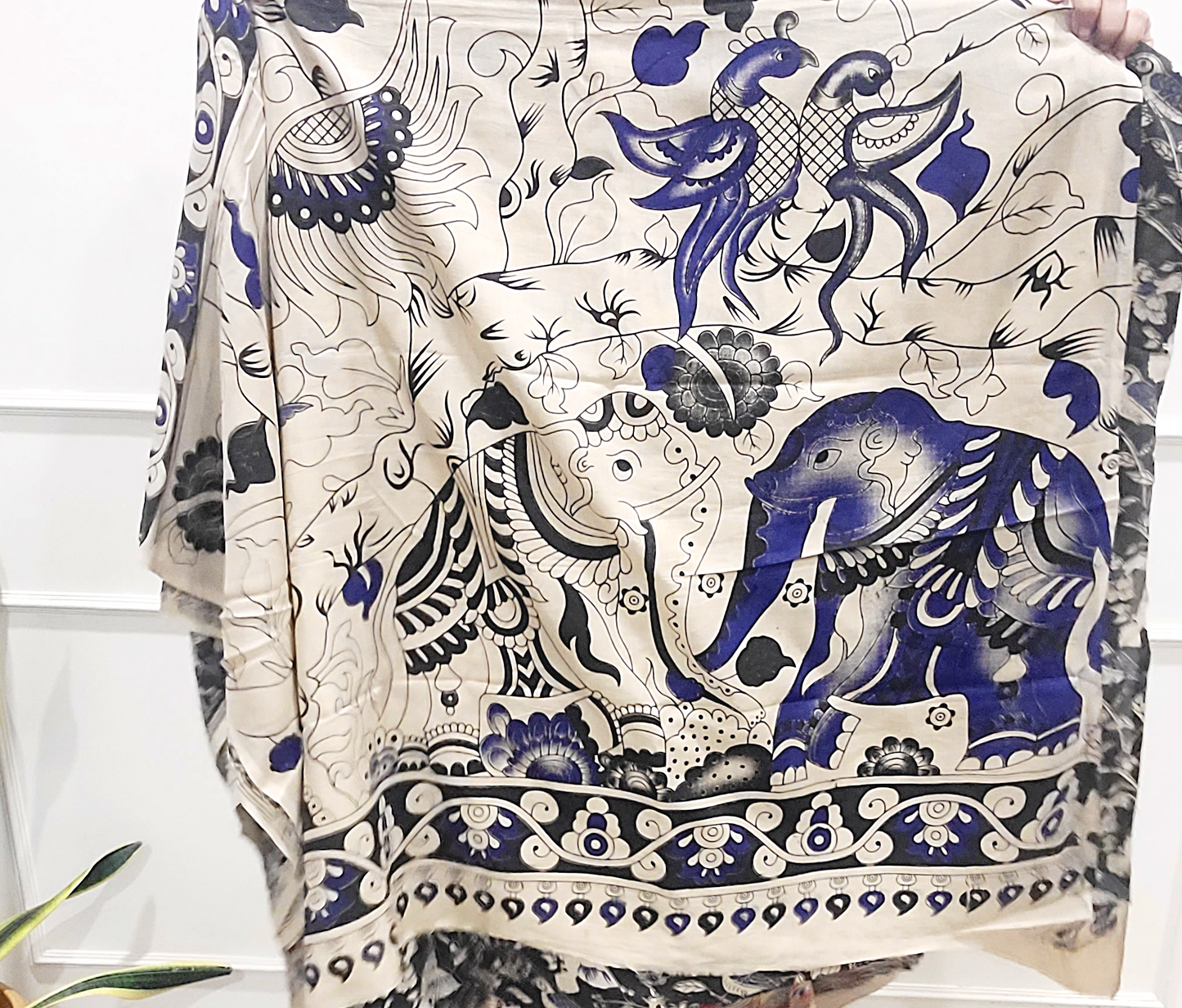 Kalamkari hand Printed pure Cotton Saaree