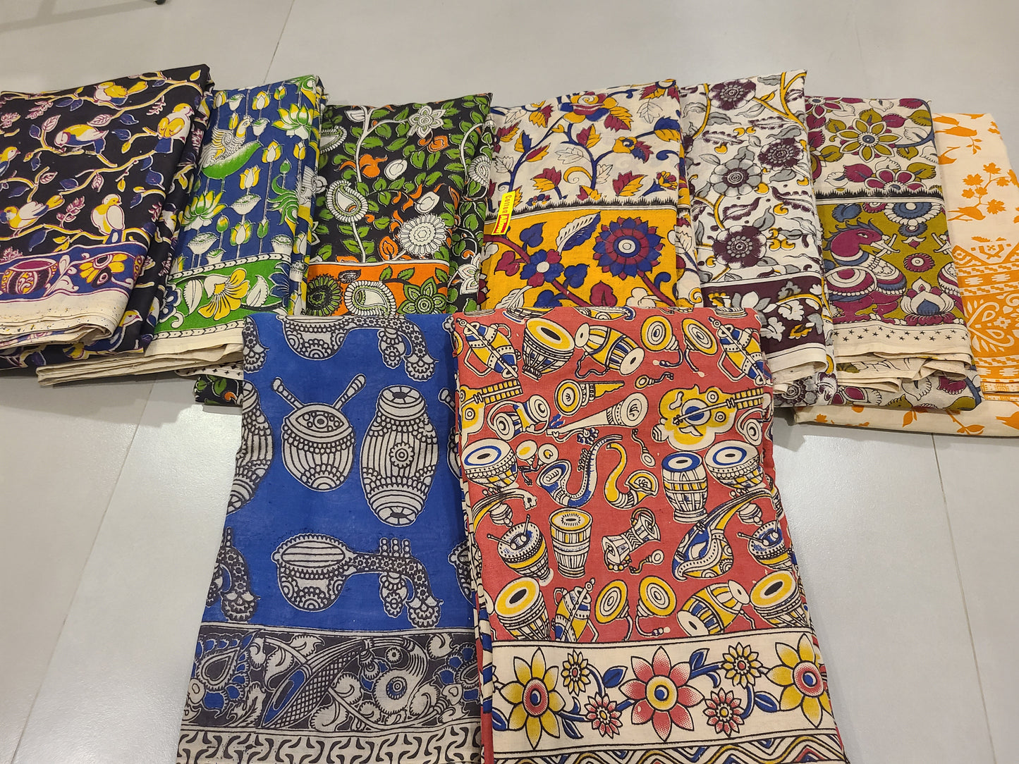 Kalamkari hand Printed pure Cotton Saaree