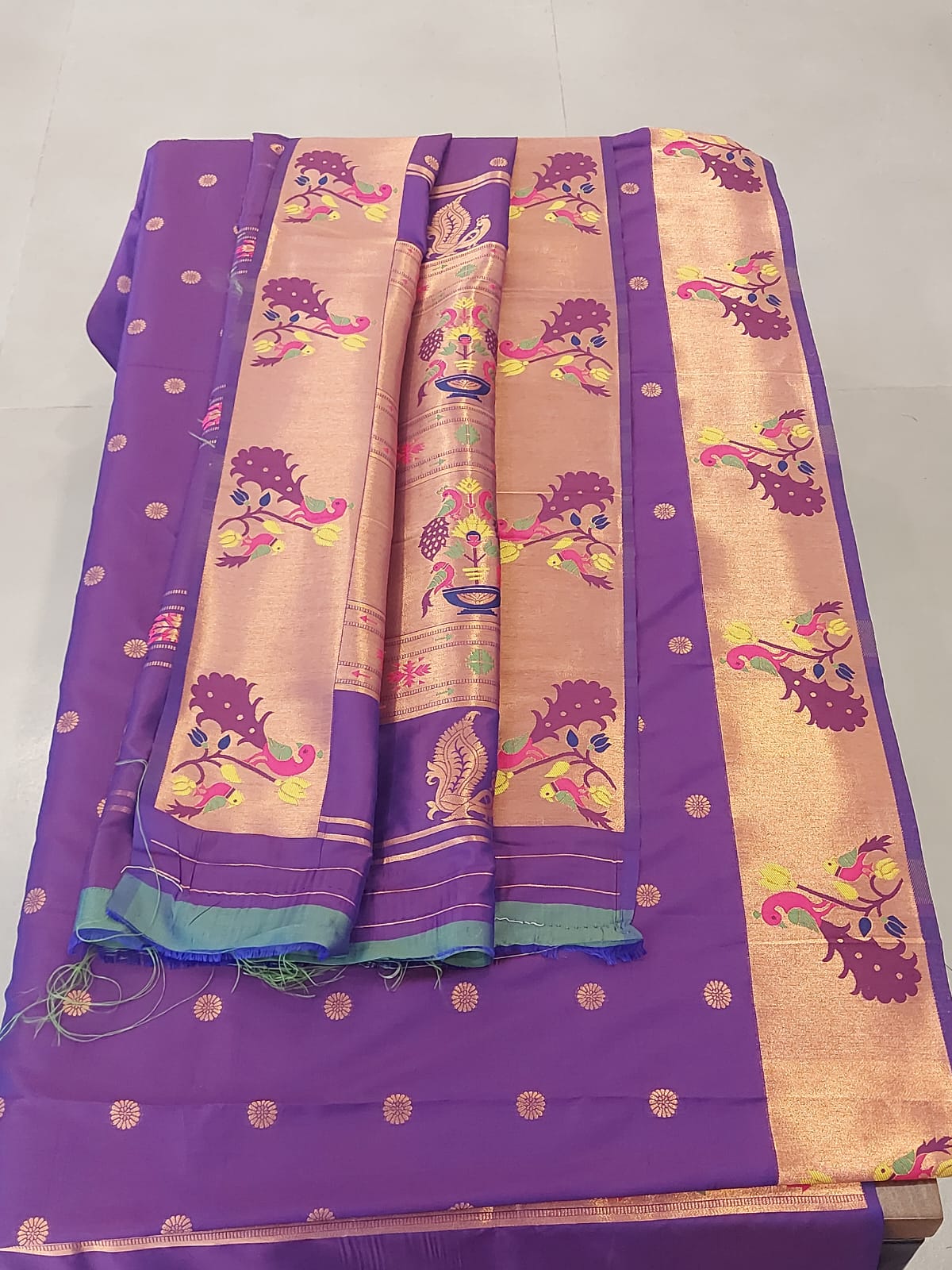 Semi Silk Paithani Sarees