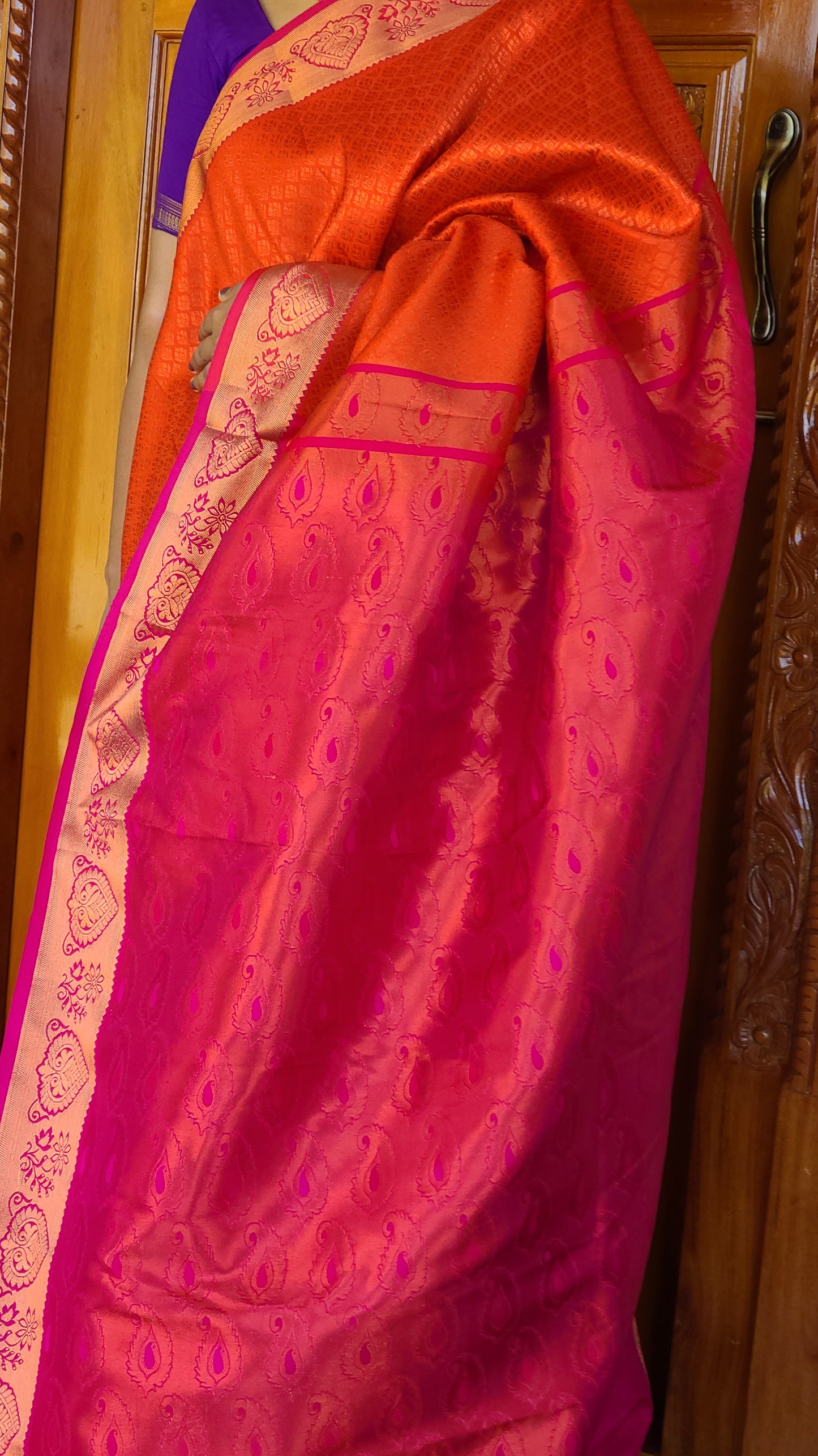 Bangalore Brocade Semi-Silk Sarees