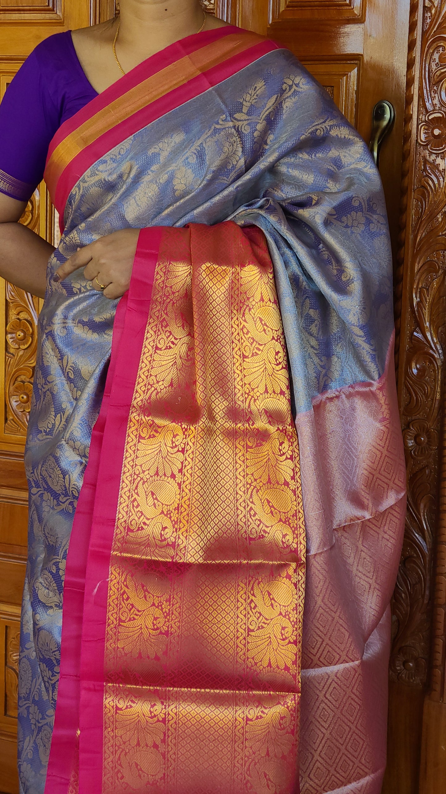 Bangalore Brocade Semi-Silk Sarees