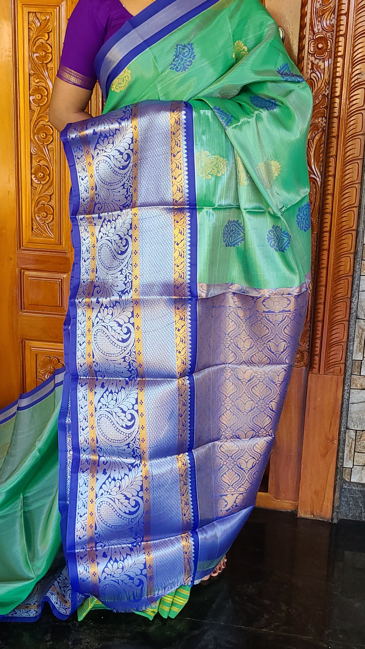 Bangalore Brocade Semi-Silk Sarees