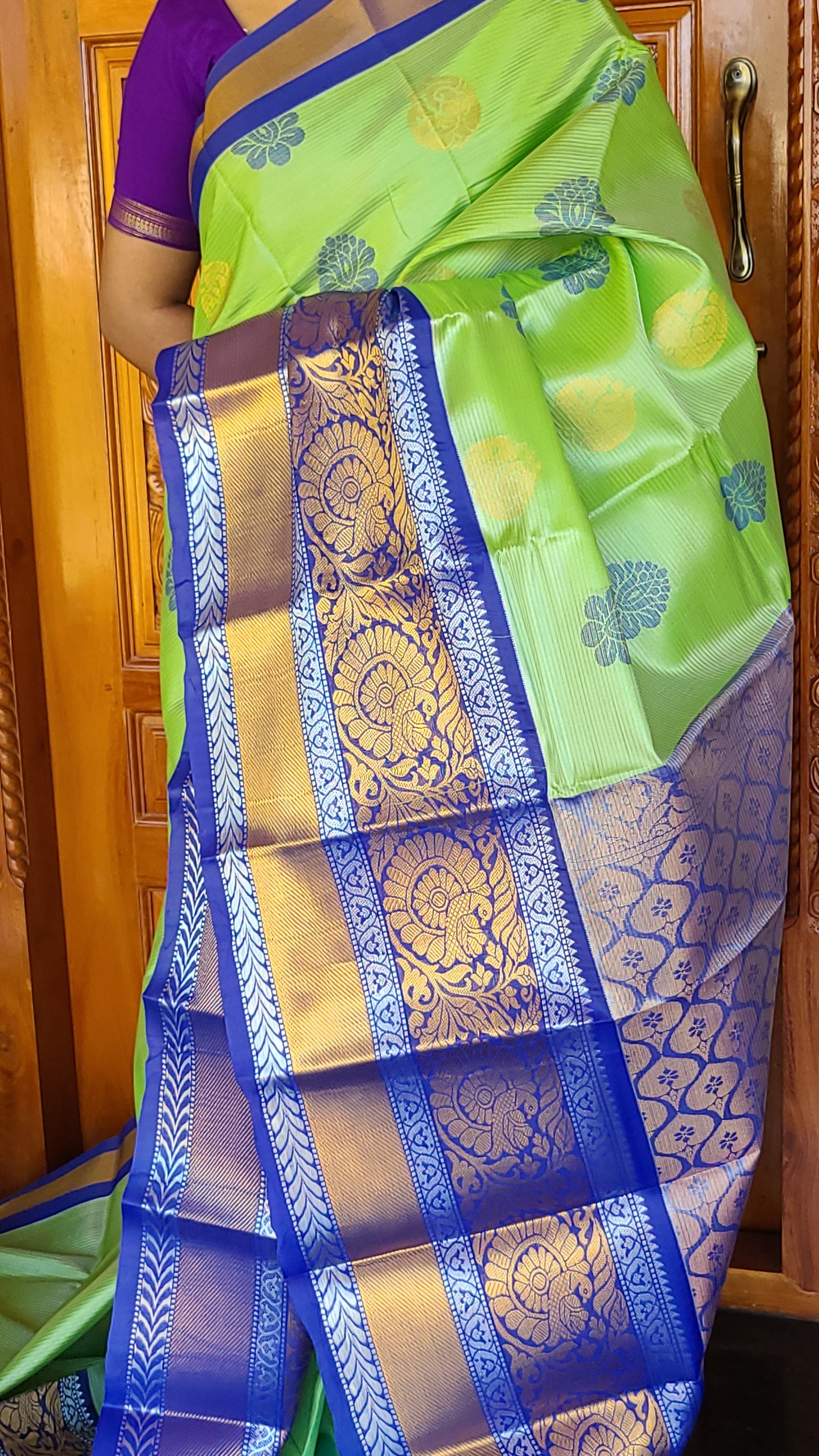 Bangalore Brocade Semi-Silk Sarees