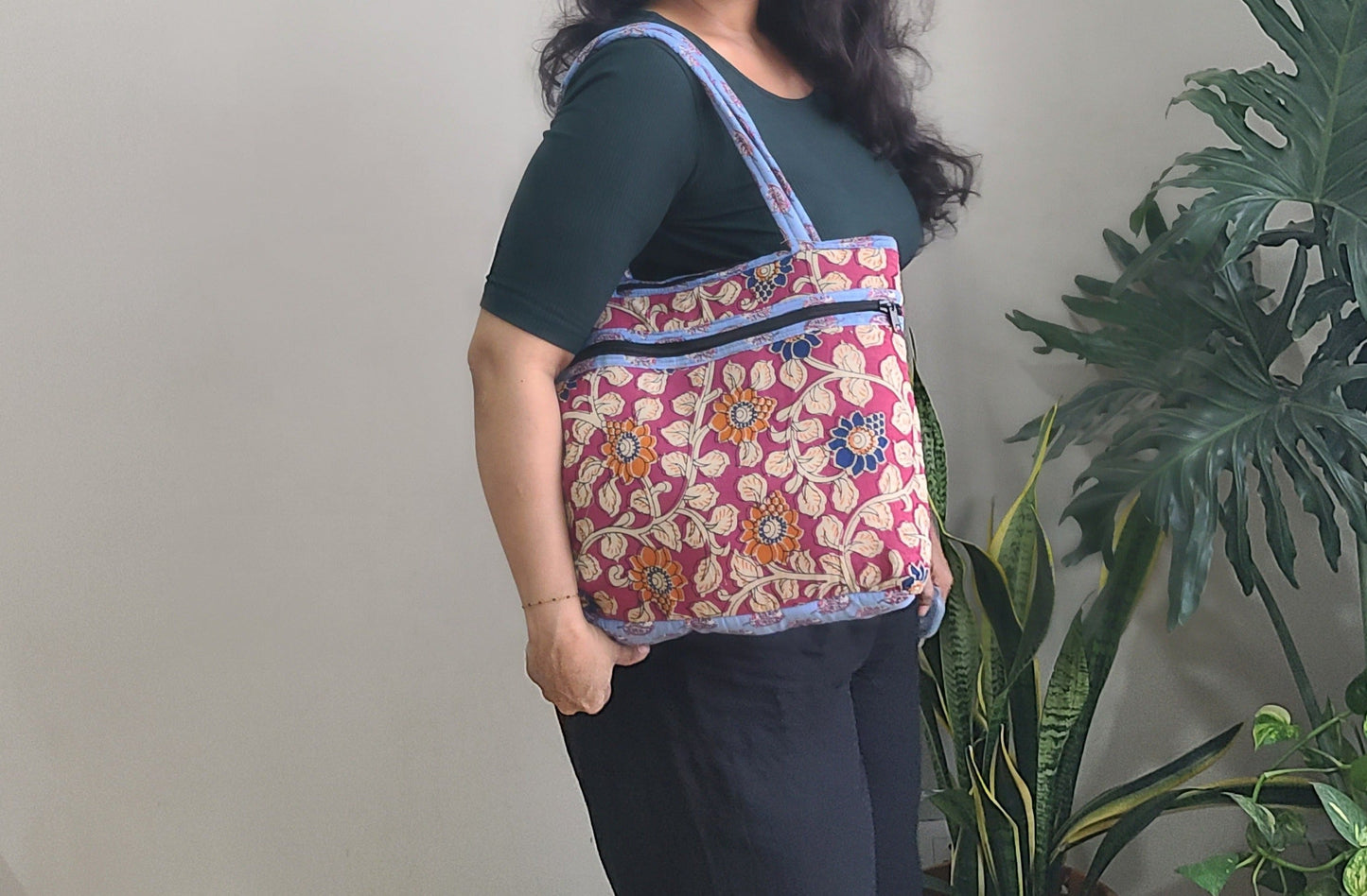 Kalamkari quilted Bags - My Store