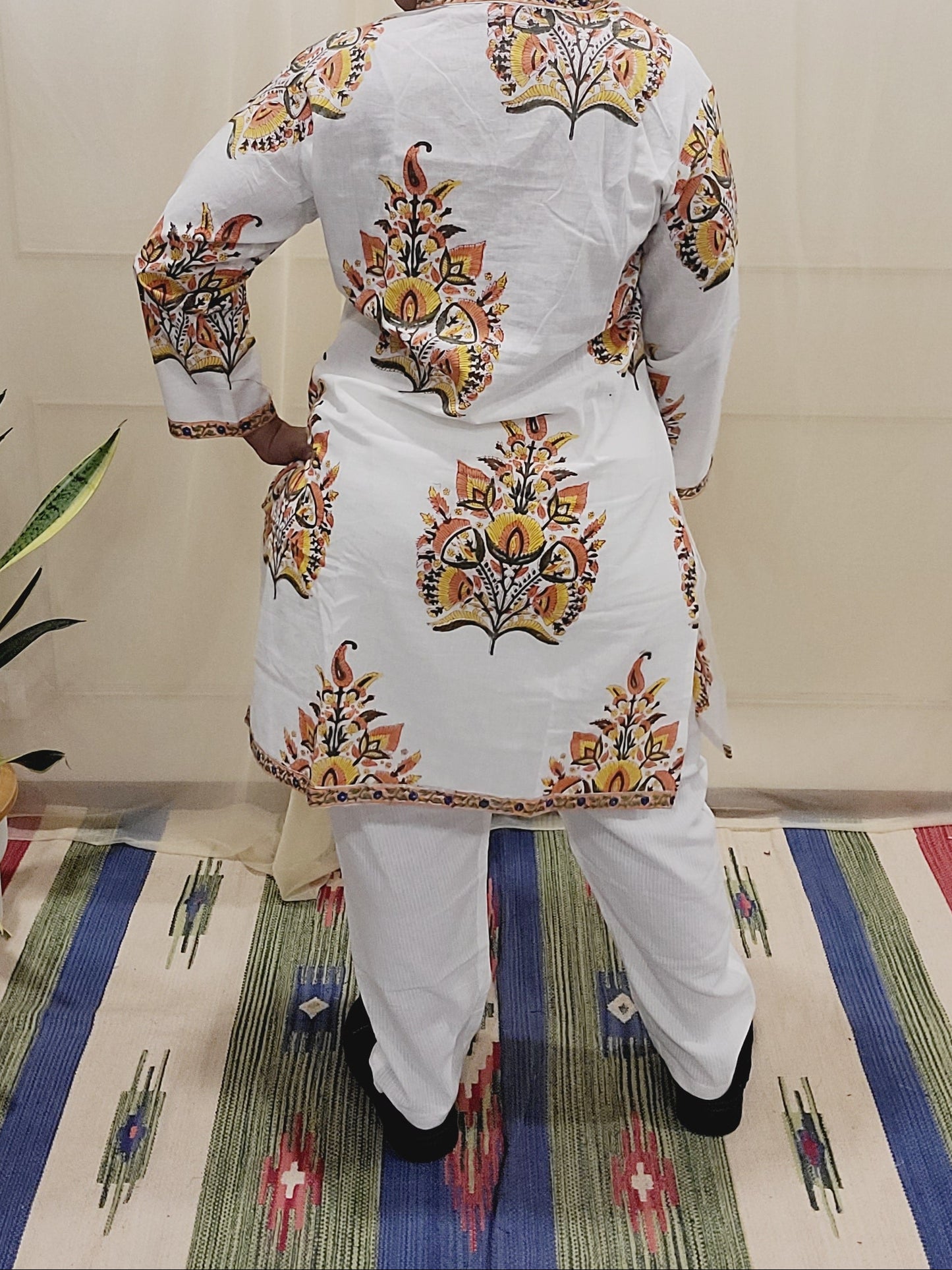 Block printed Women's Kurti
