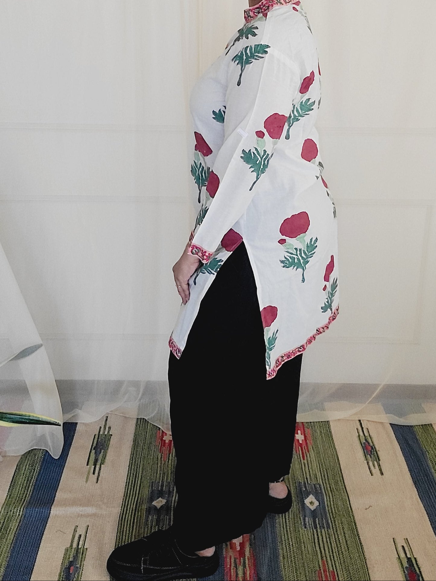 Block printed Women's Kurti