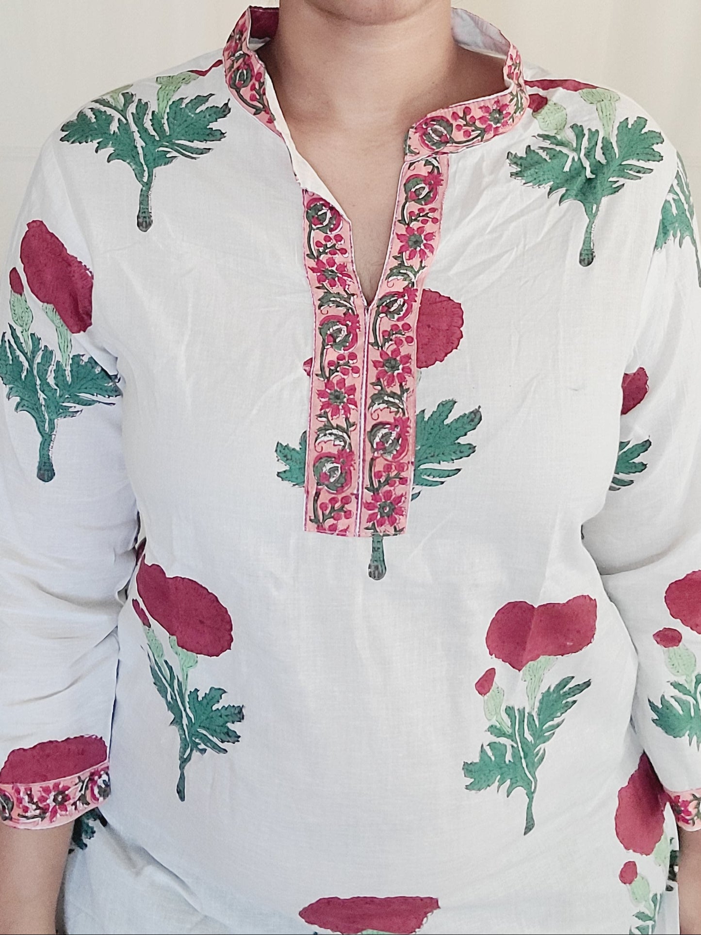 Block printed Women's Kurti