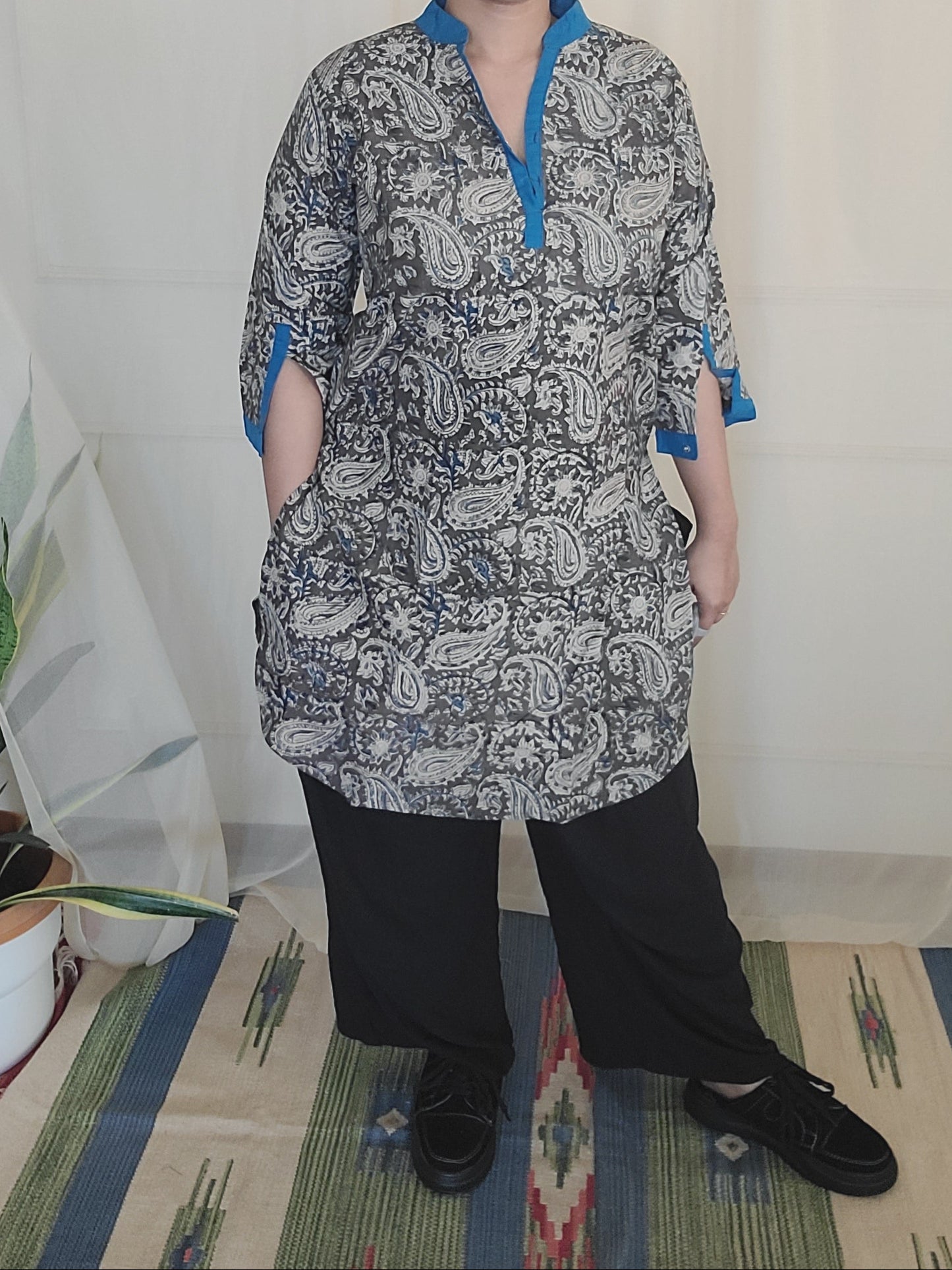 Block printed Women's Kurti