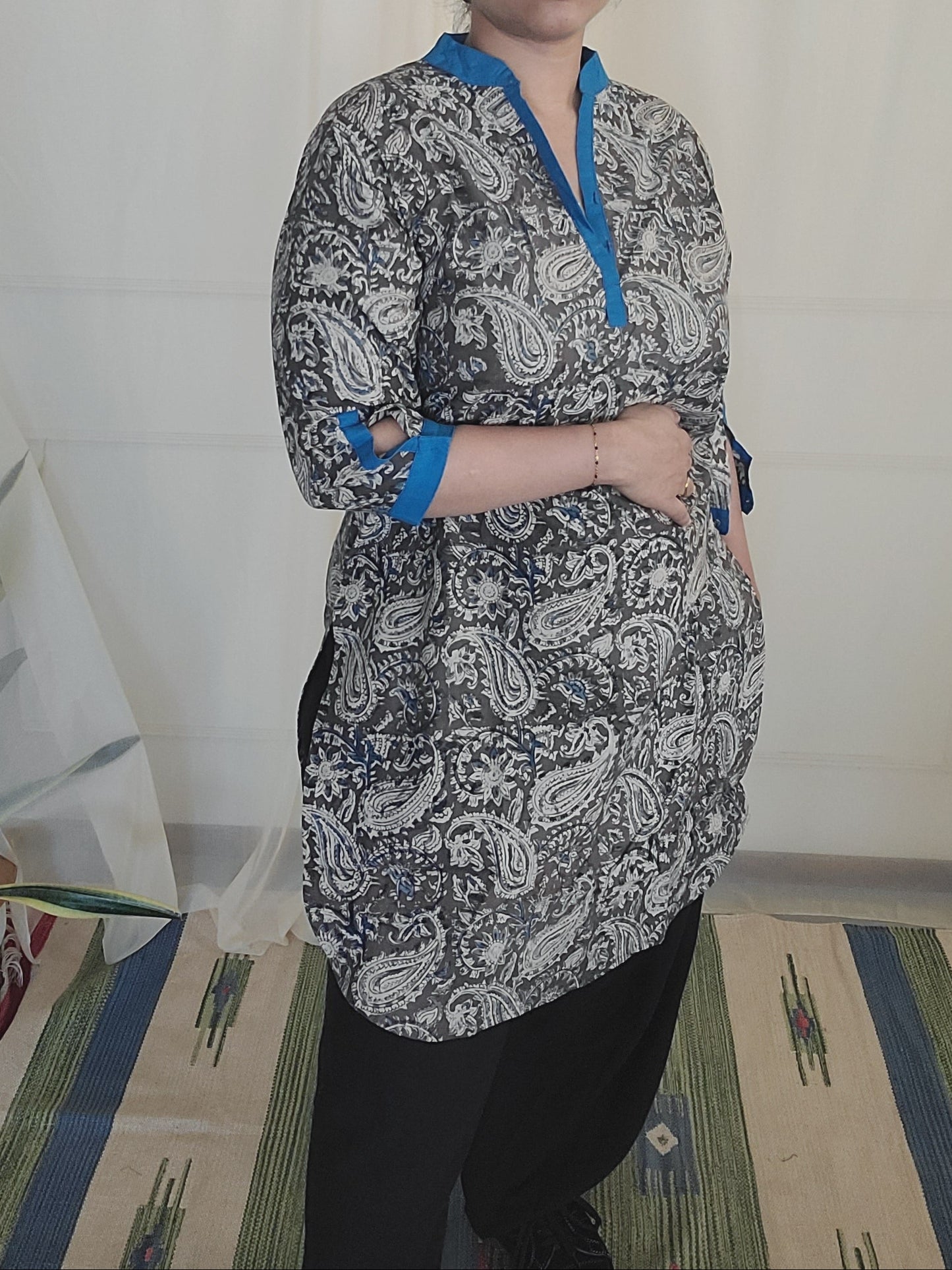 Block printed Women's Kurti