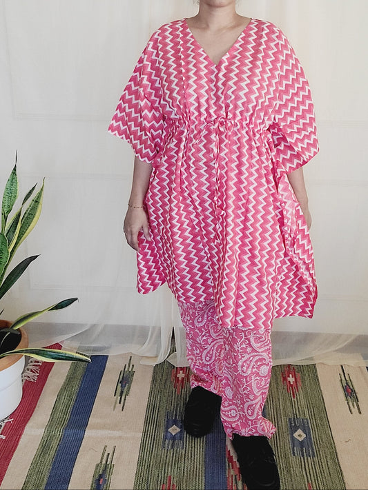 Loungewear ,Kaftan with pants