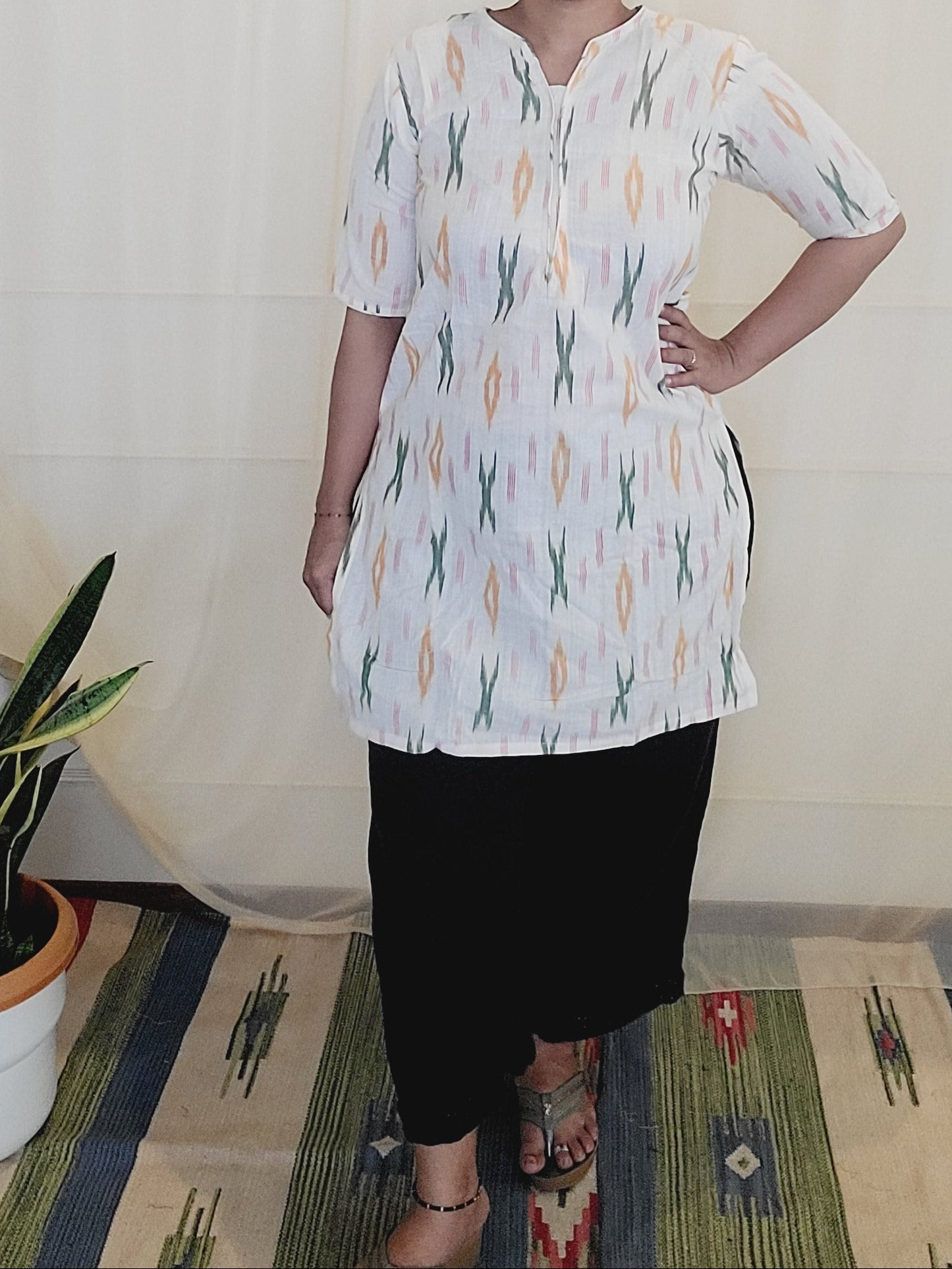 Block printed Women's Kurti