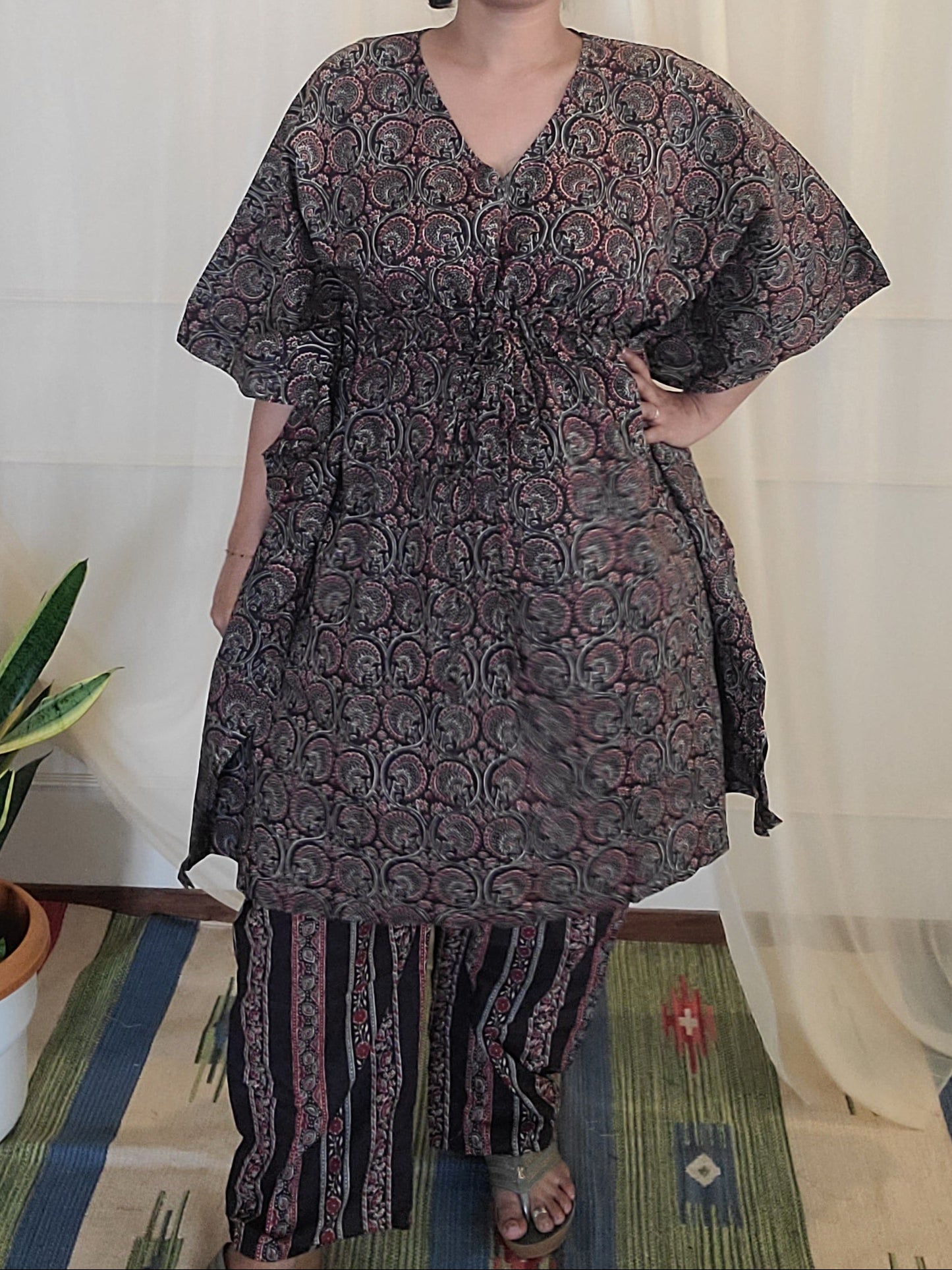 Loungewear ,Kaftan with pants