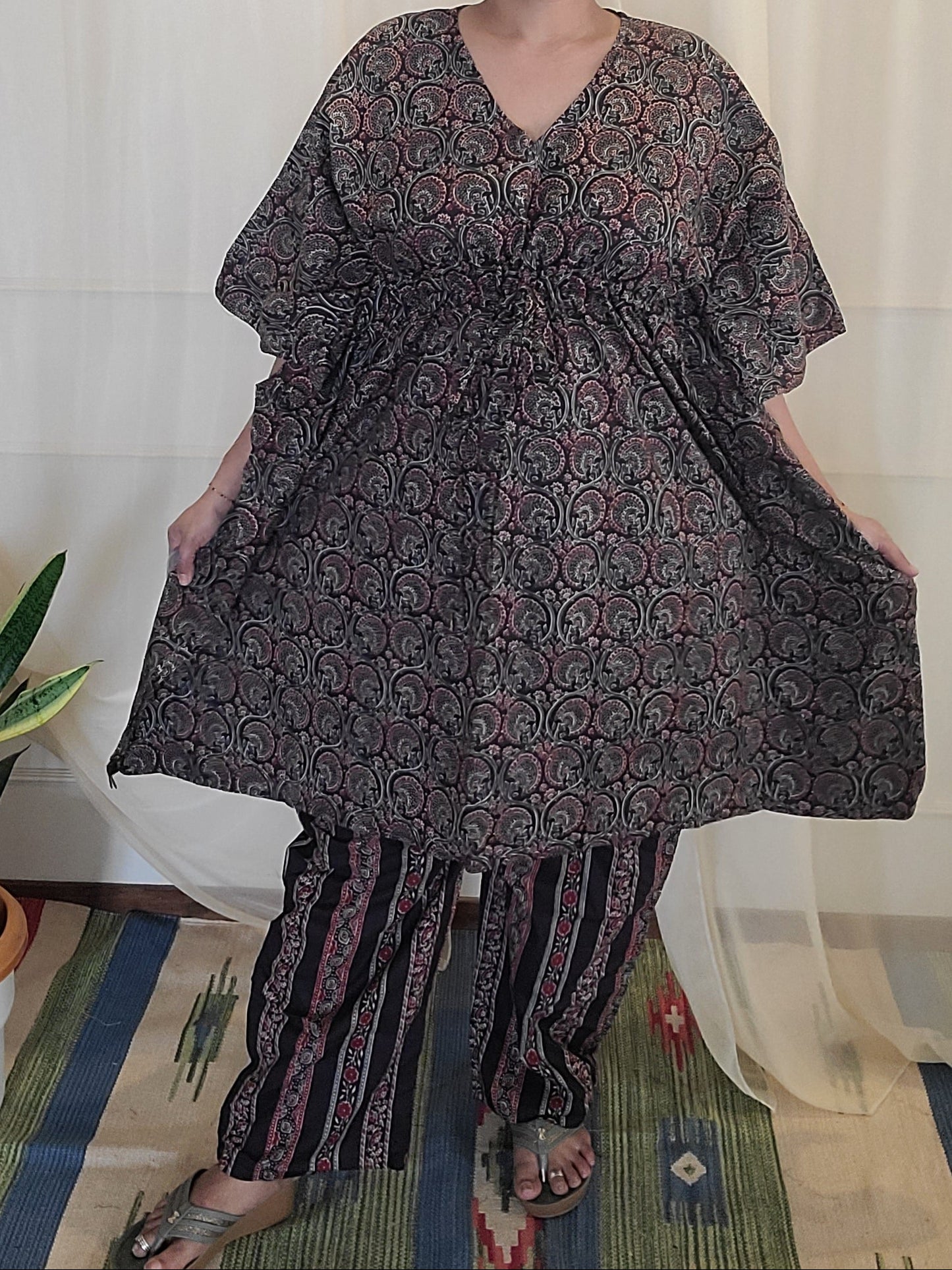 Loungewear ,Kaftan with pants