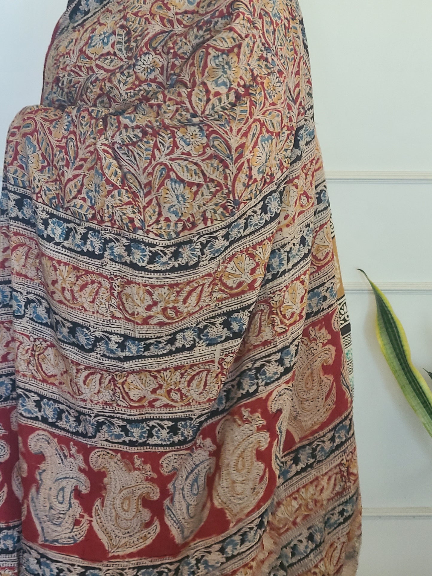 Kalamkari Chennuri Silk Saaree