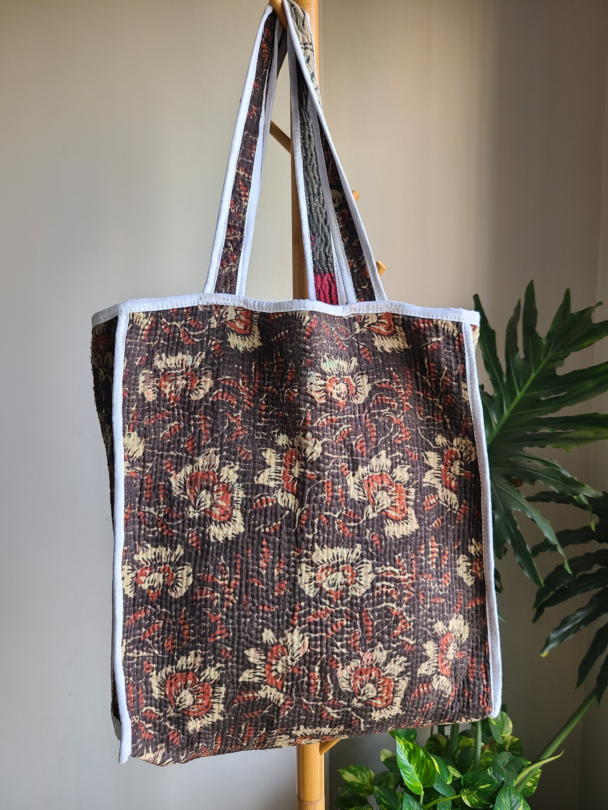 Multi- colour patchwork Cotton Tote - My Store