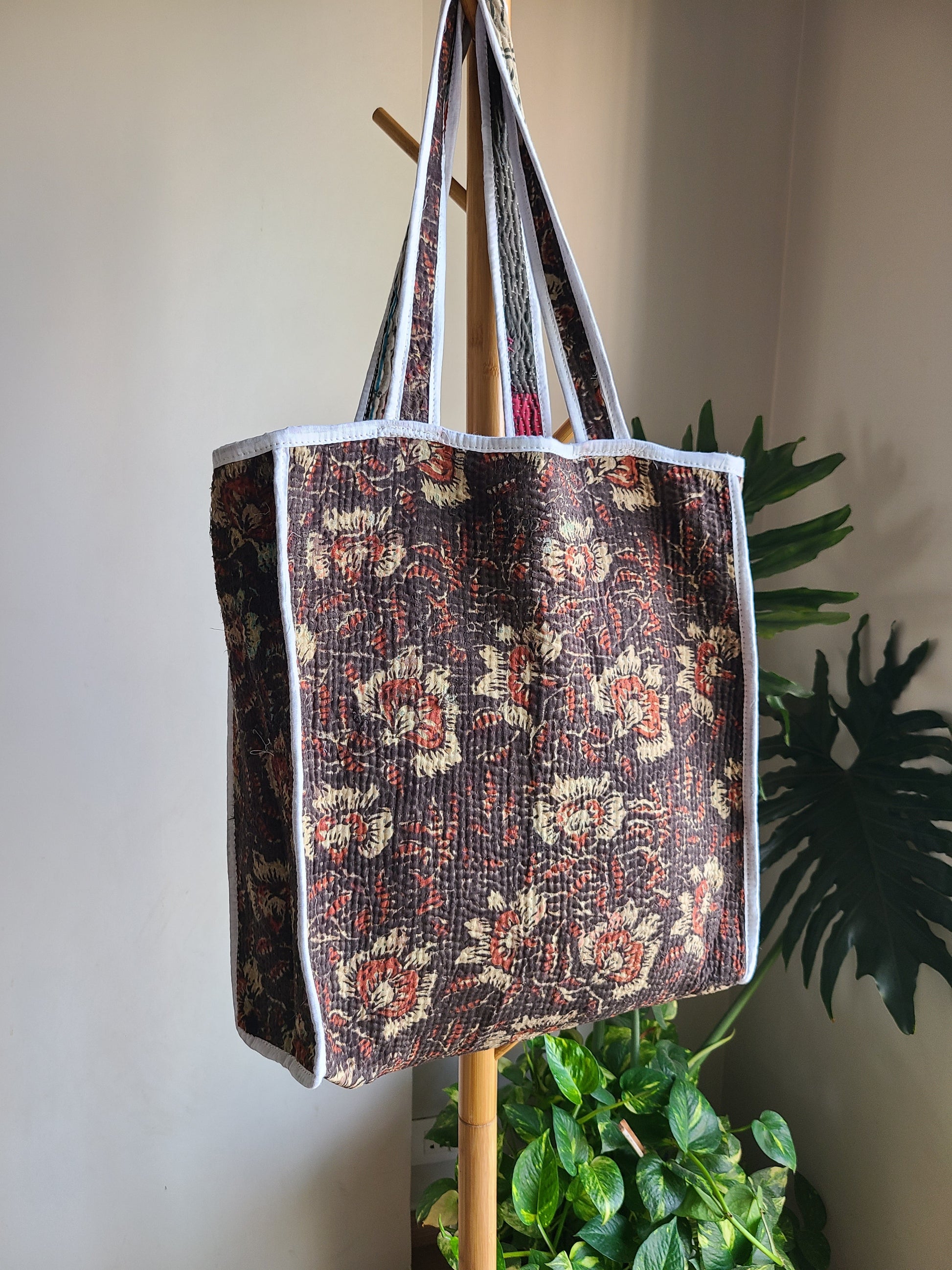 Multi- colour patchwork Cotton Tote - My Store