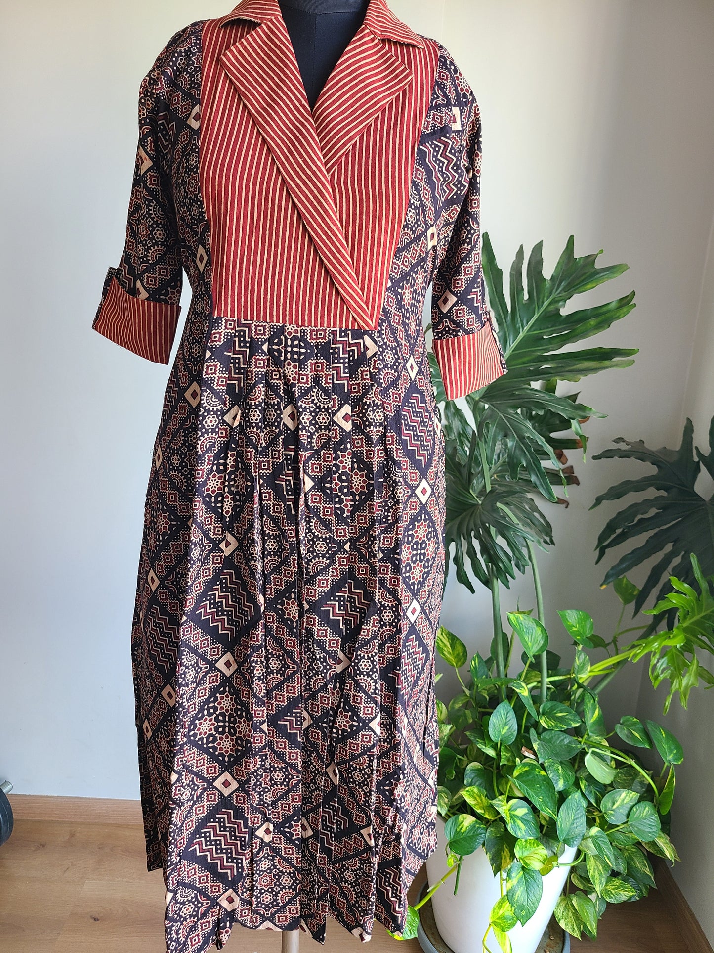 Block printed Dress