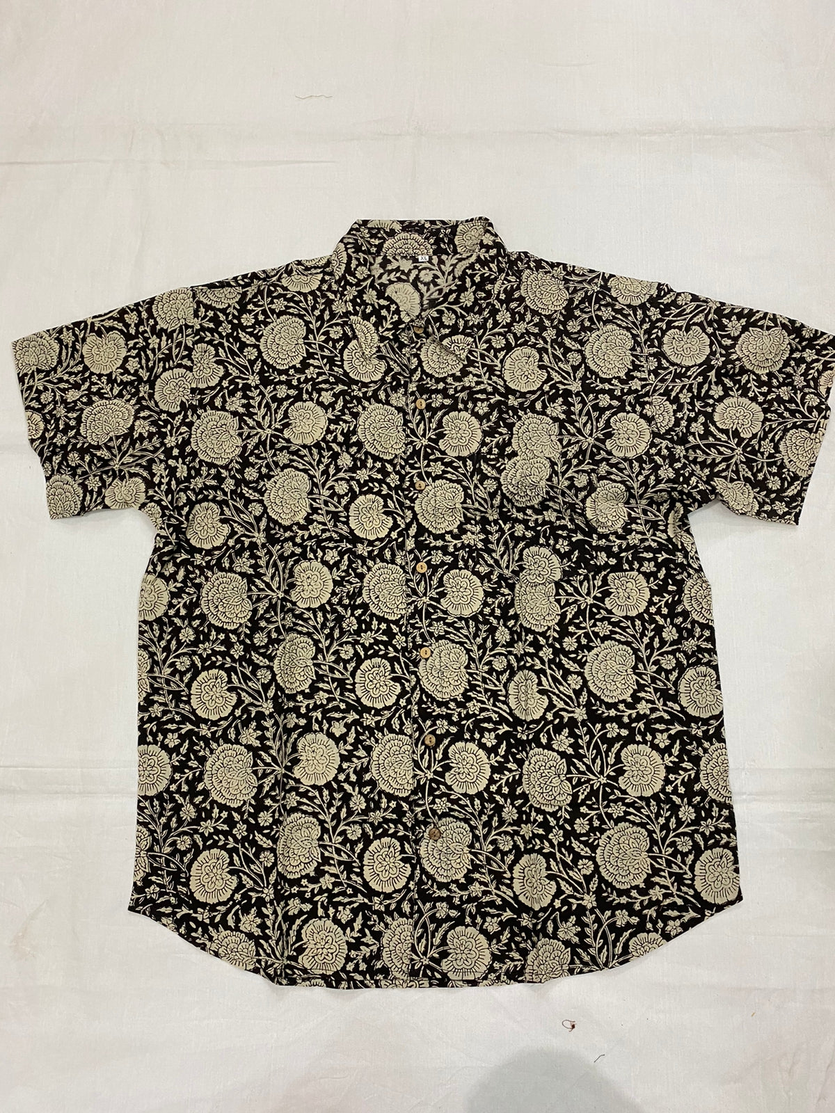 Block Printed Cotton Men's Shirt