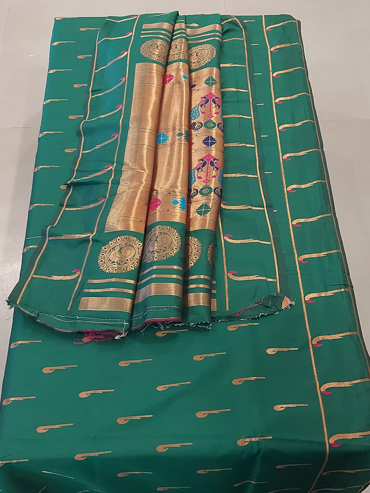 Semi Silk Paithani Sarees