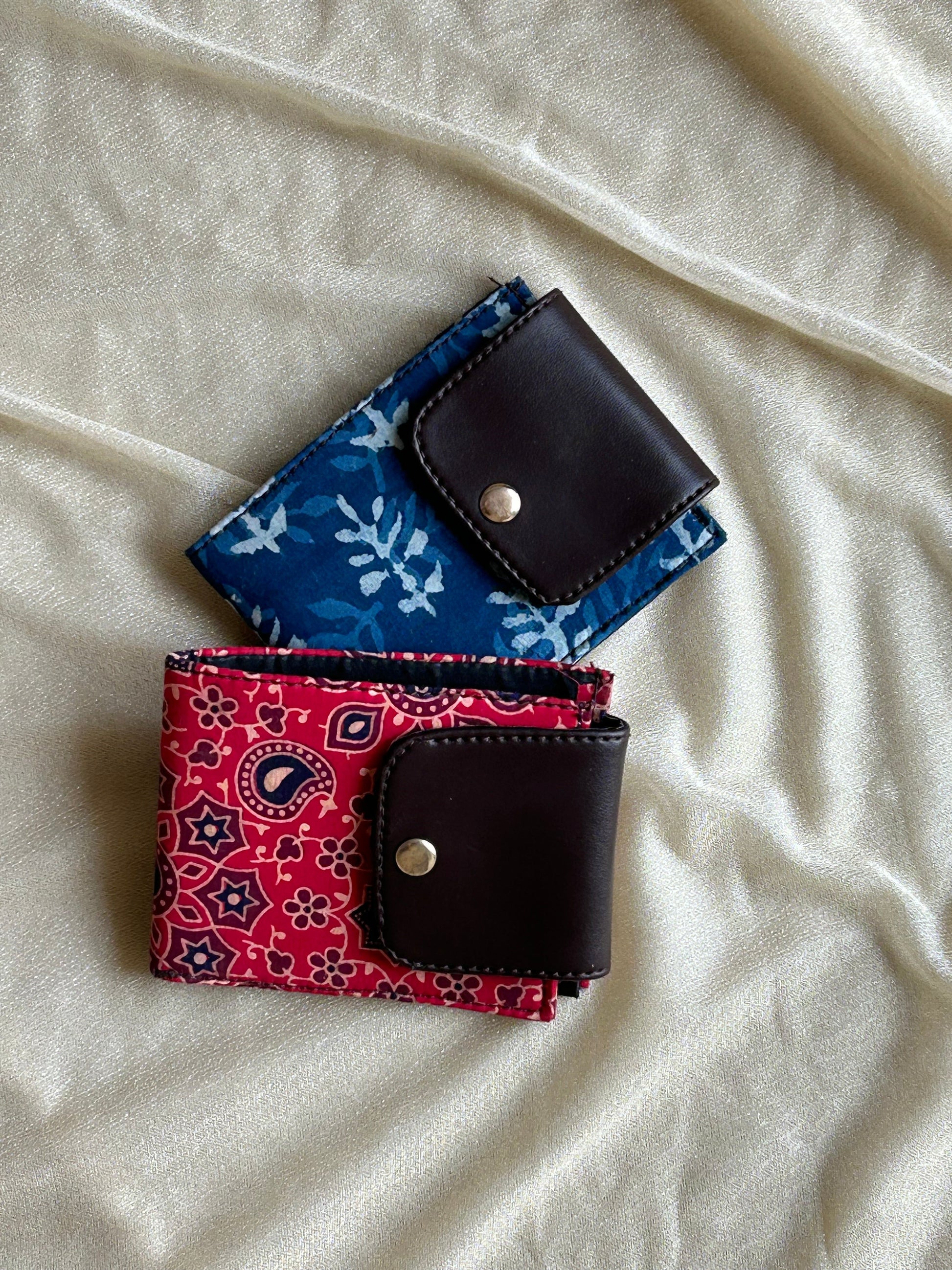 Floral Printed Vegan Wallet - Set of 2 - My Store