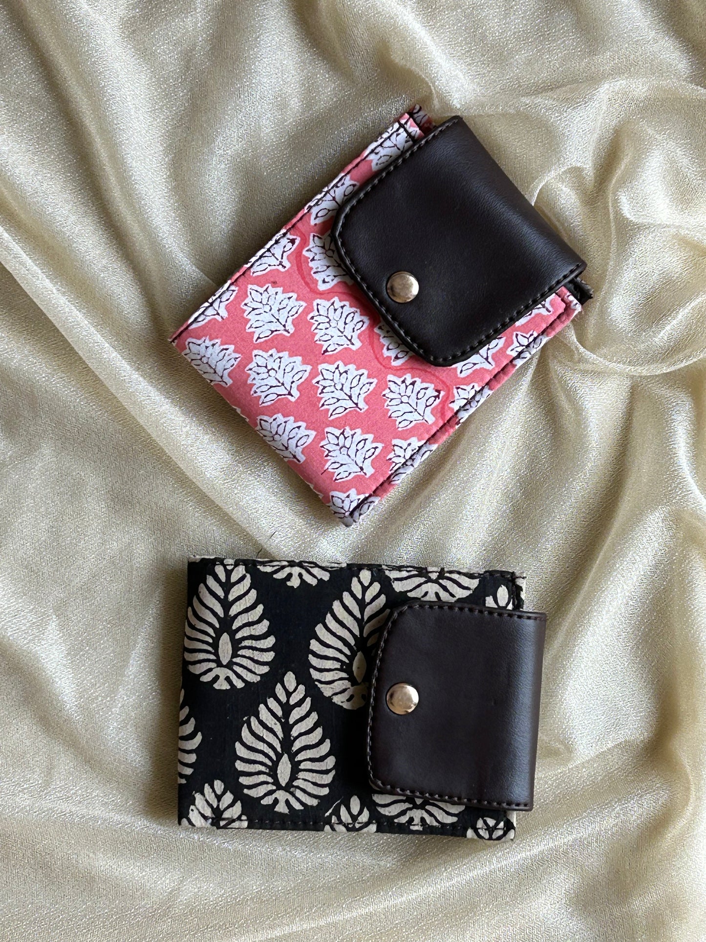 Floral Printed Vegan Wallet - Set of 2 - My Store