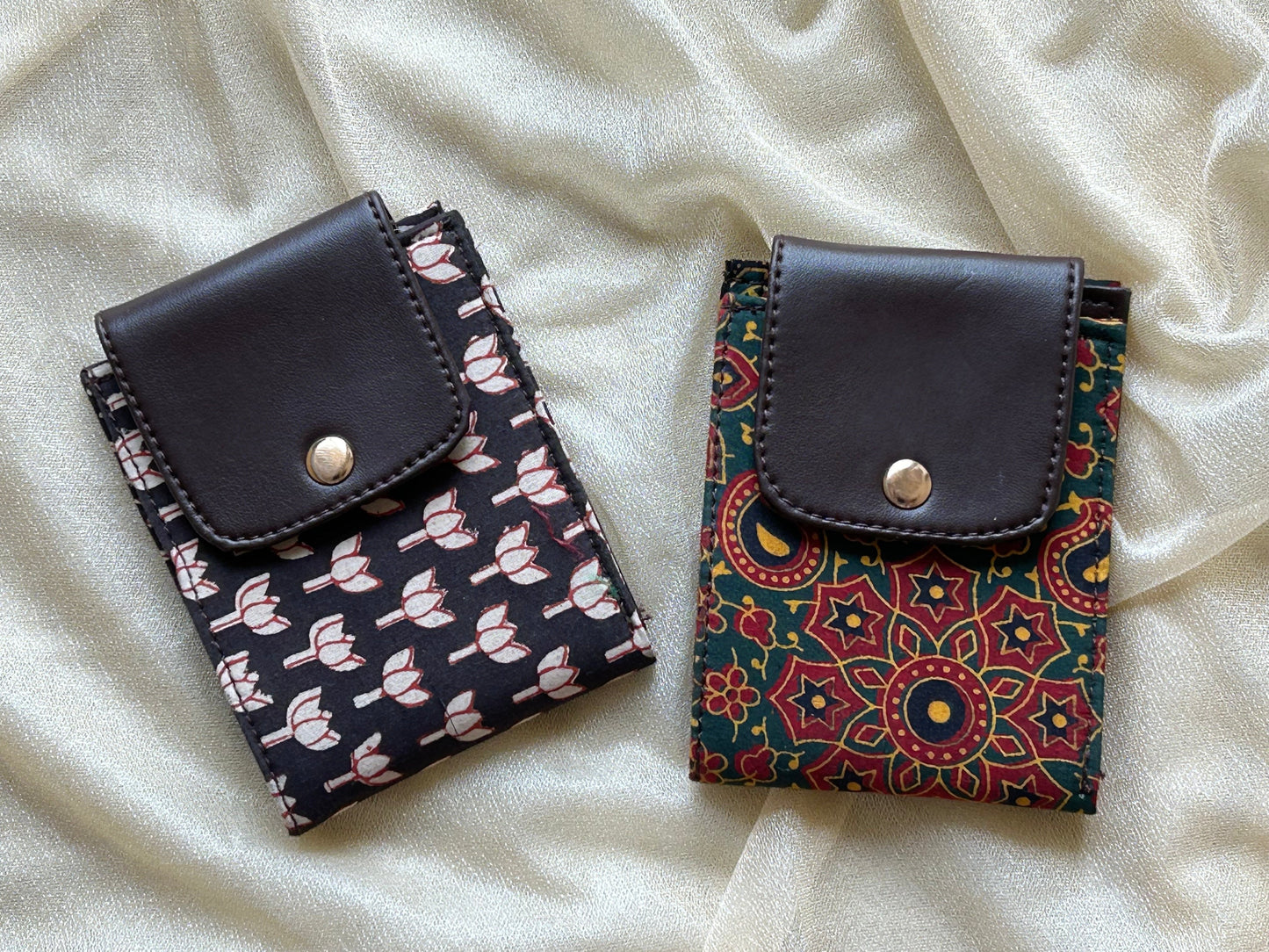 Floral Printed Vegan Wallet - Set of 2 - My Store