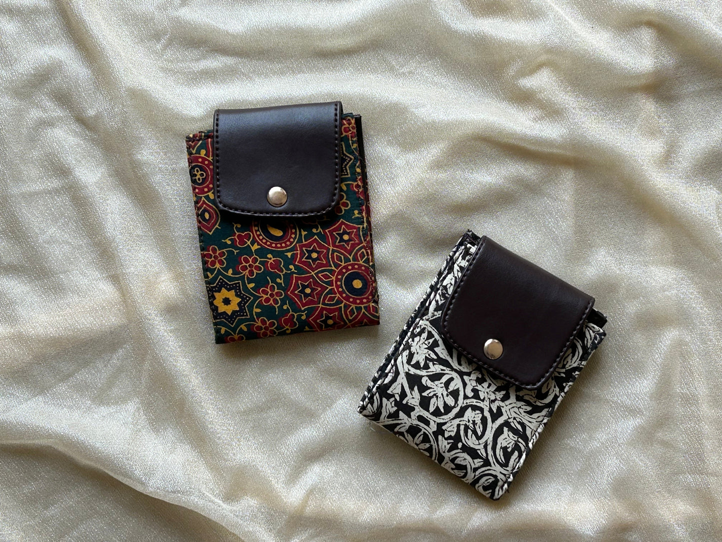 Floral Printed Vegan Wallet - Set of 2 - My Store