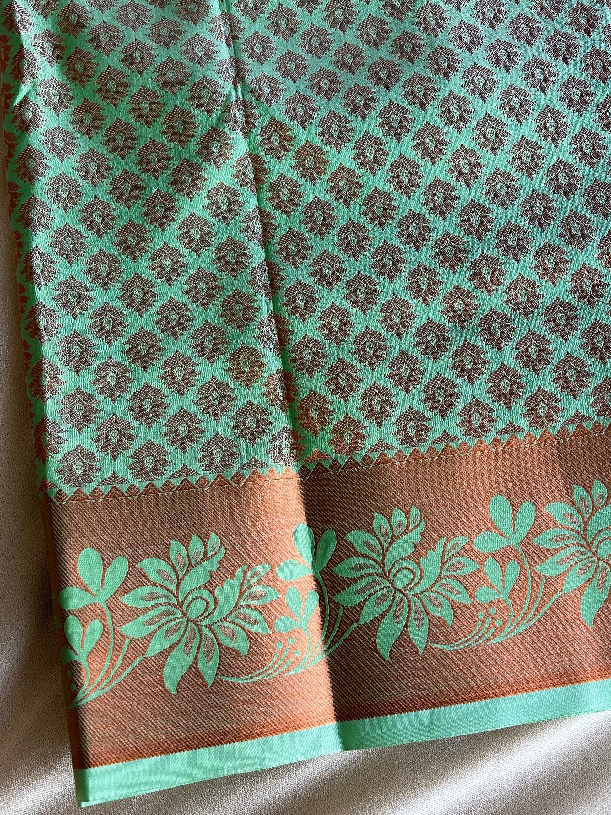 Bangalore Brocade Semi-Silk Sarees - My Store