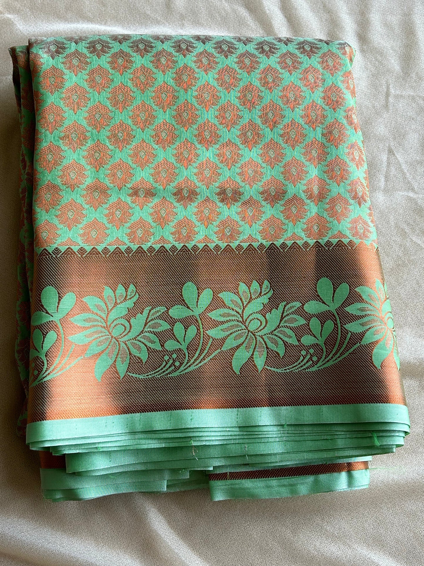 Bangalore Brocade Semi-Silk Sarees - My Store