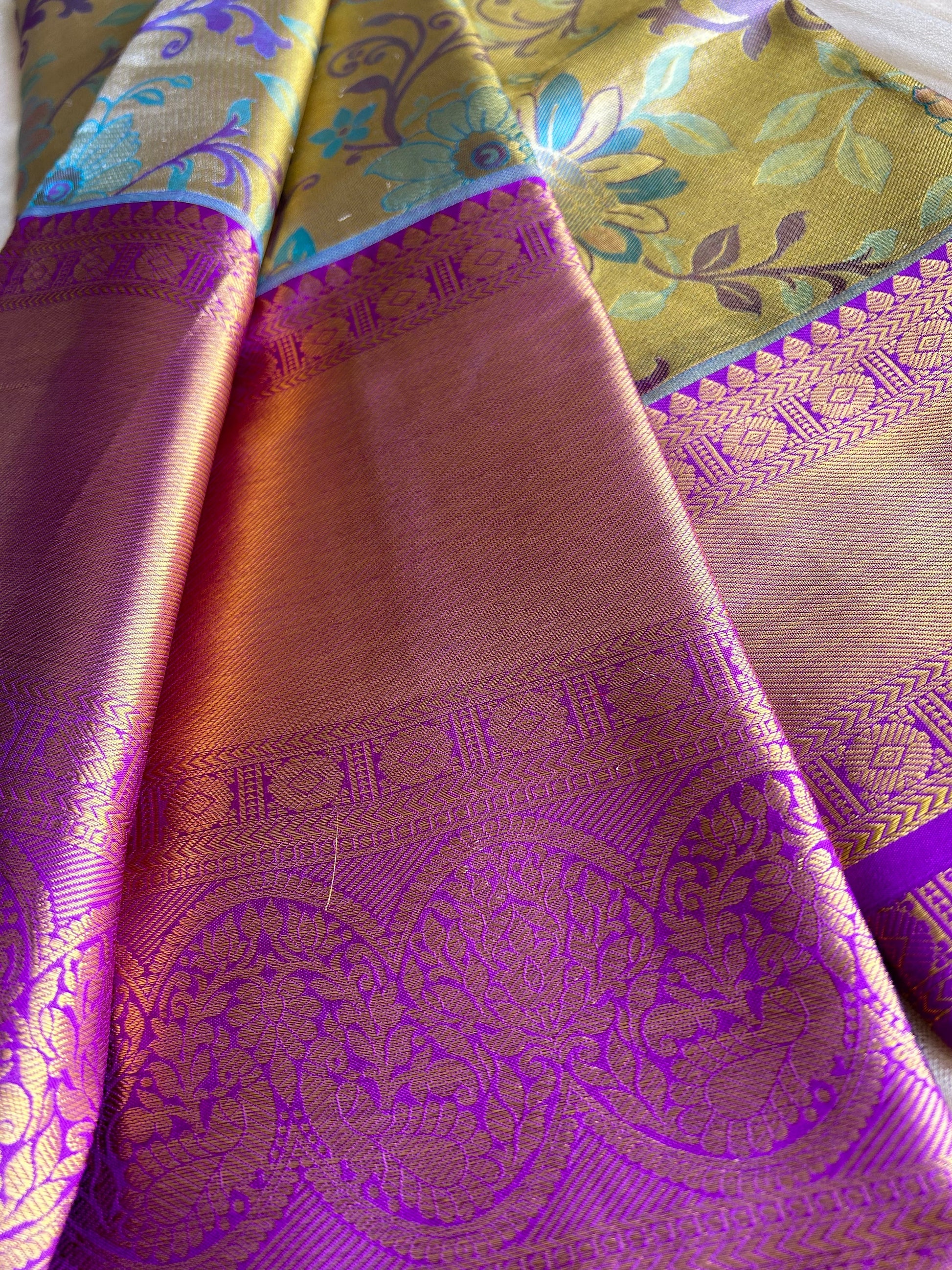 Bangalore Brocade Pure silk Bridal Sarees - My Store