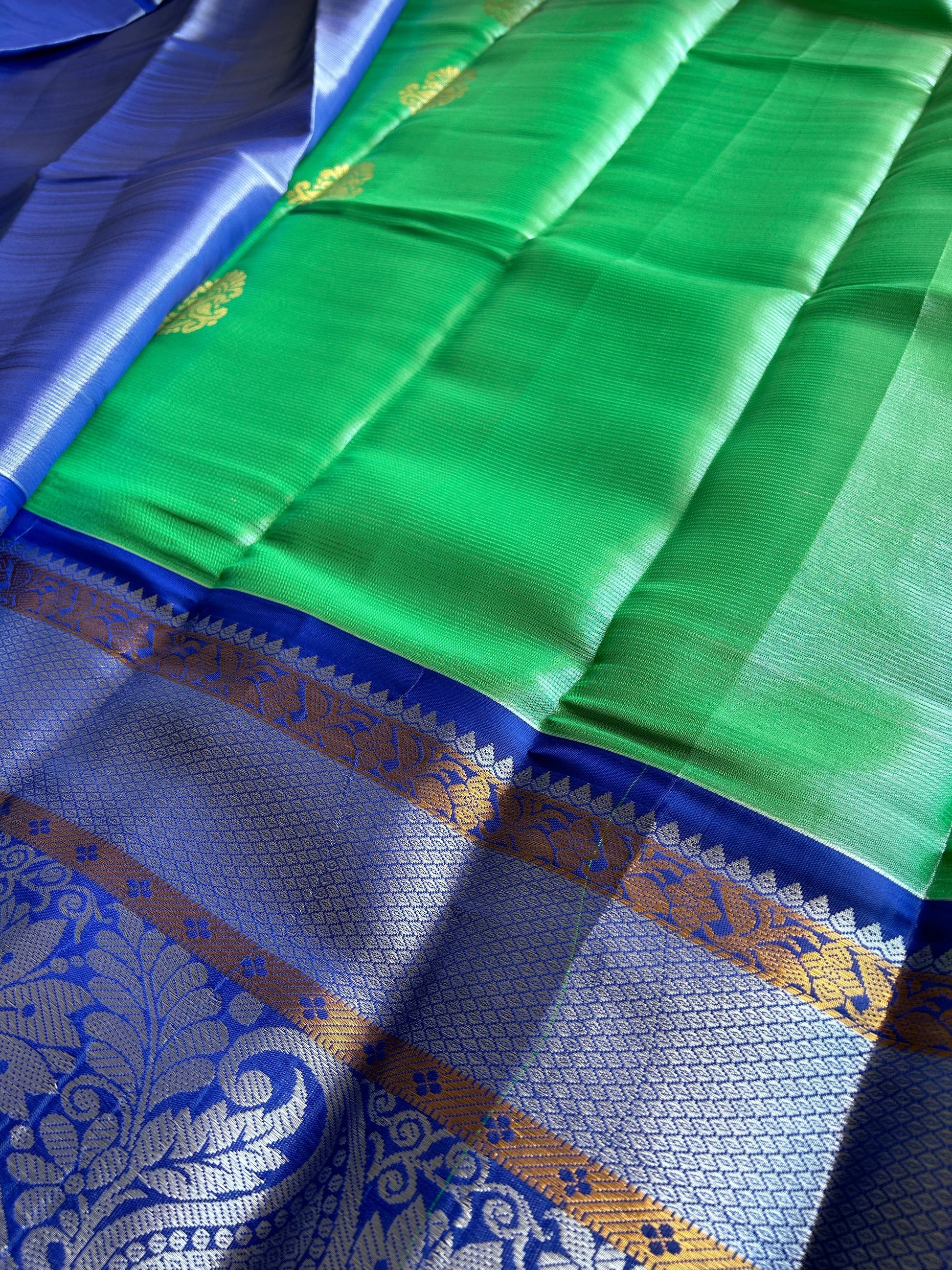 Bangalore Brocade Semi-Silk Sarees - My Store