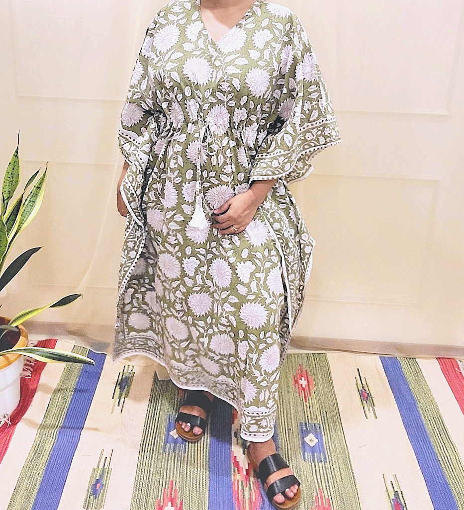 Cotton Kaftan - Full length