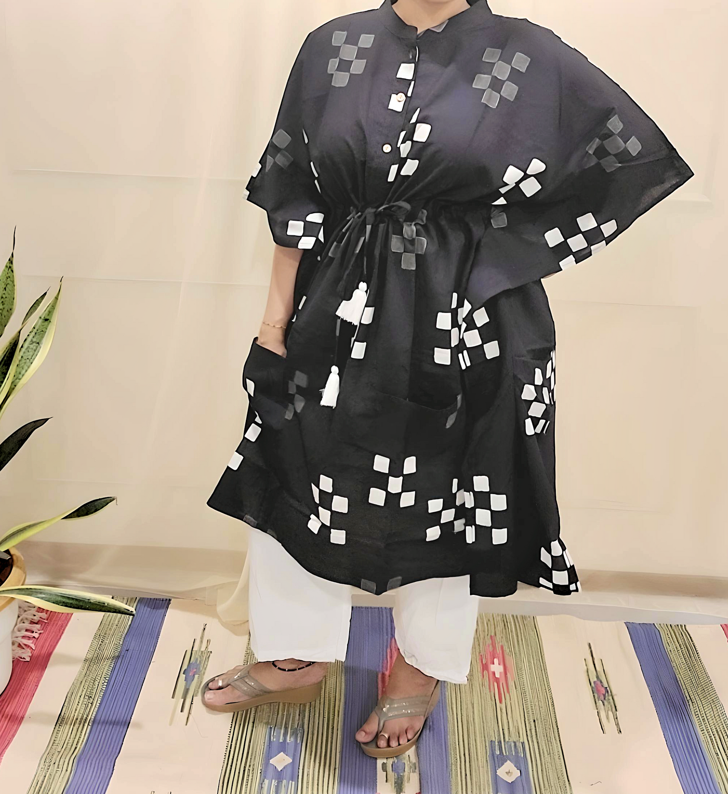 Cotton Kaftan - Short