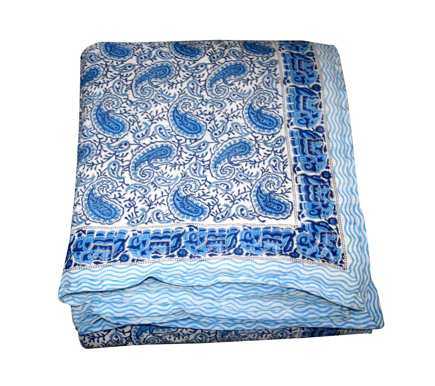 Exquisite Block Printed Rasai from Jaipur - Handcrafted Comfort and Elegance - Indianidhi