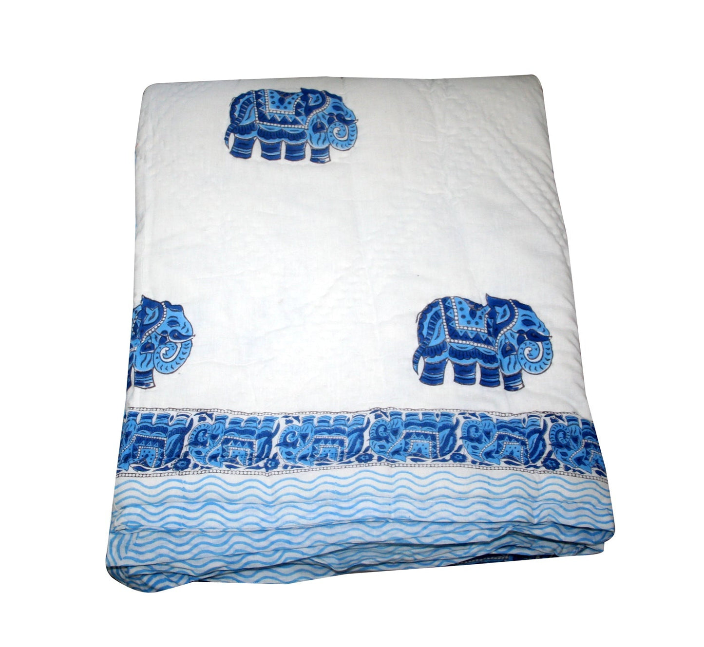 Exquisite Block Printed Rasai from Jaipur - Handcrafted Comfort and Elegance - Indianidhi