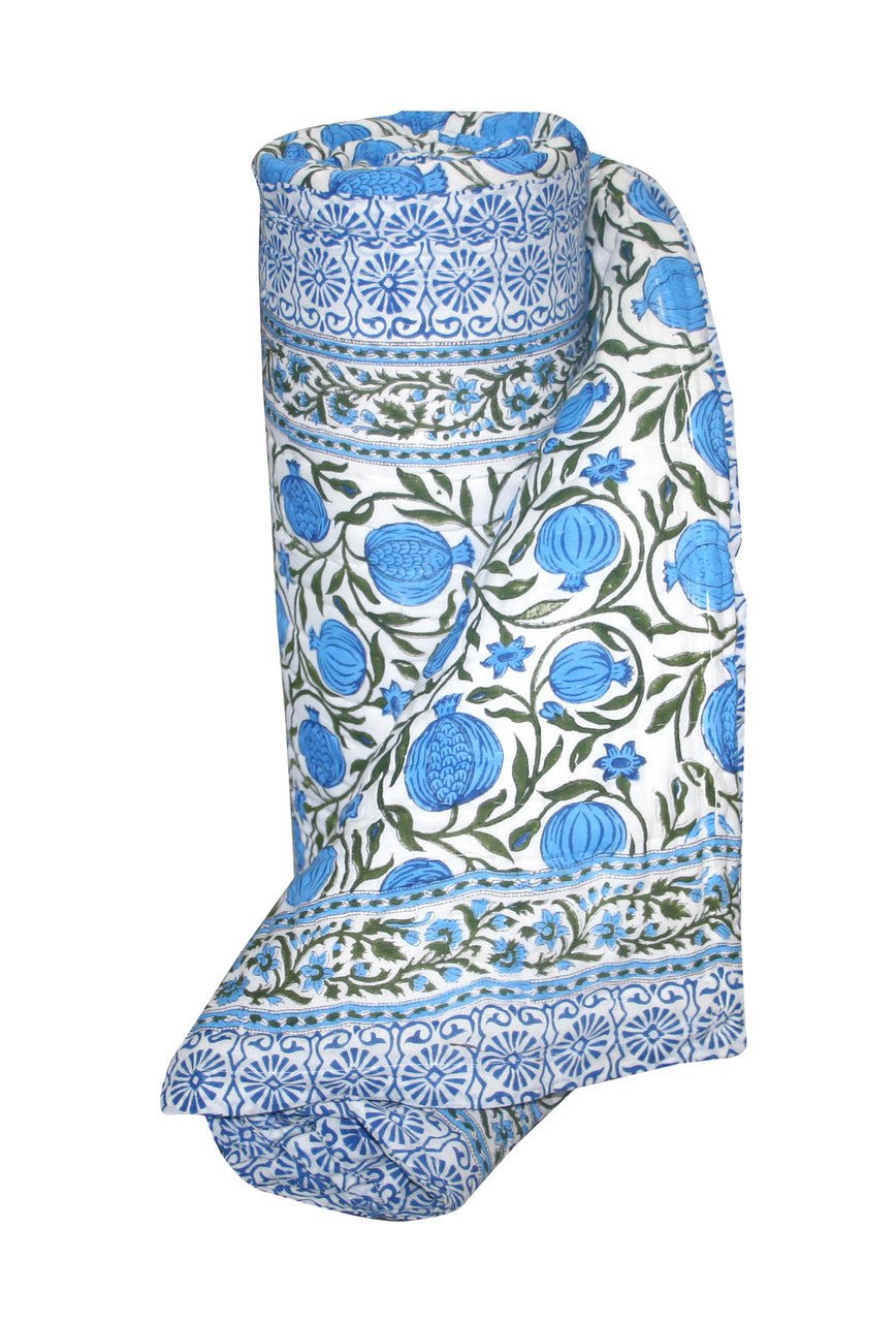 Exquisite Block Printed Rasai from Jaipur - Handcrafted Comfort and Elegance - Indianidhi