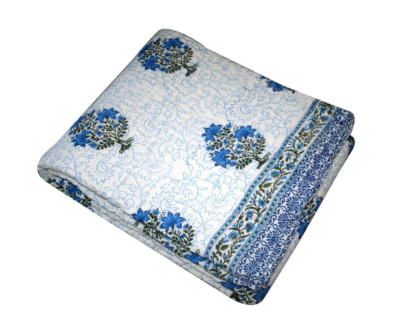 Exquisite Block Printed Rasai from Jaipur - Handcrafted Comfort and Elegance - Indianidhi