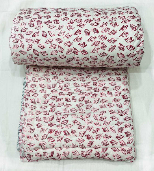 Exquisite Block Printed Rasai from Jaipur - Handcrafted Comfort and Elegance - Indianidhi