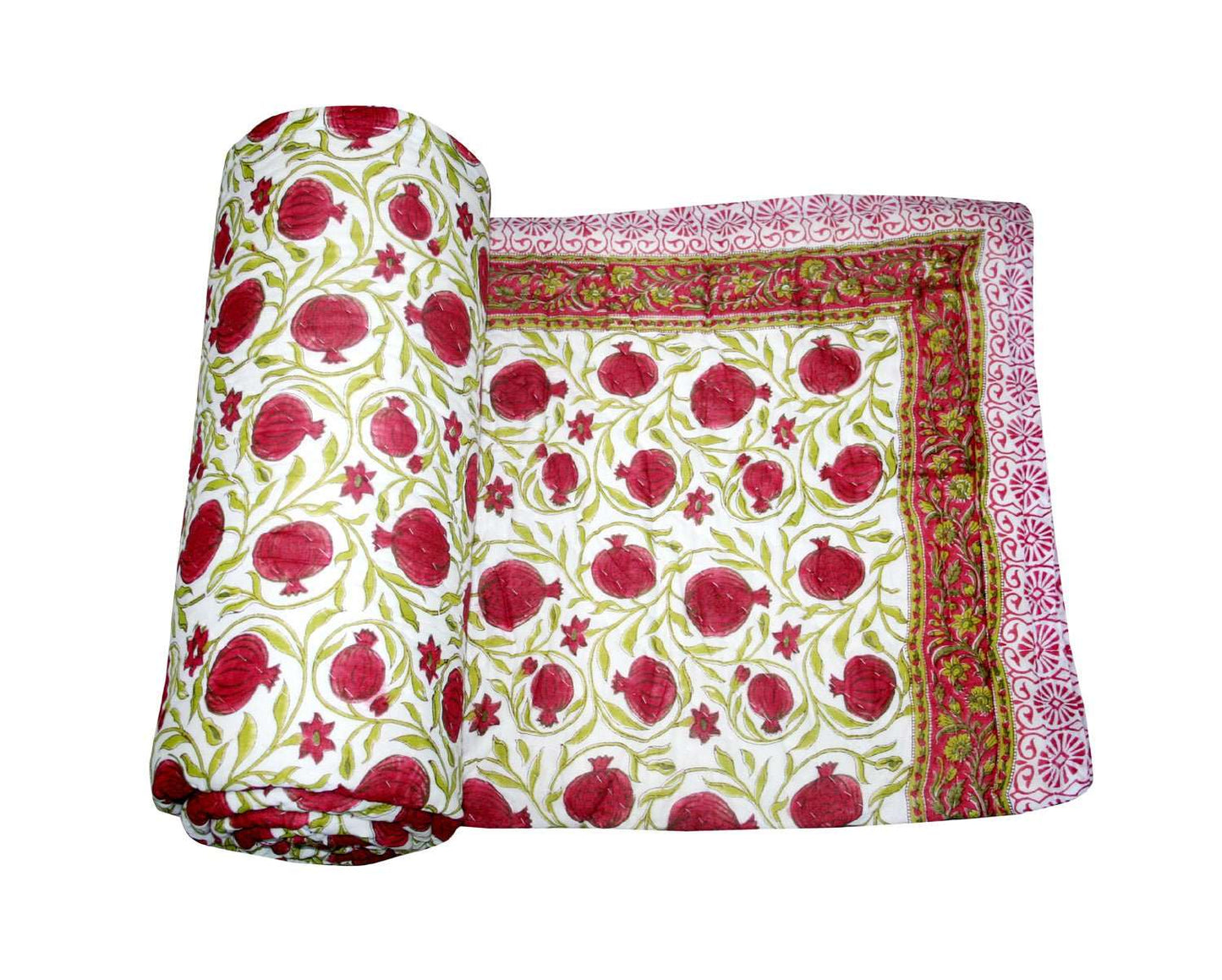 Exquisite Block Printed Rasai from Jaipur - Handcrafted Comfort and Elegance - Indianidhi