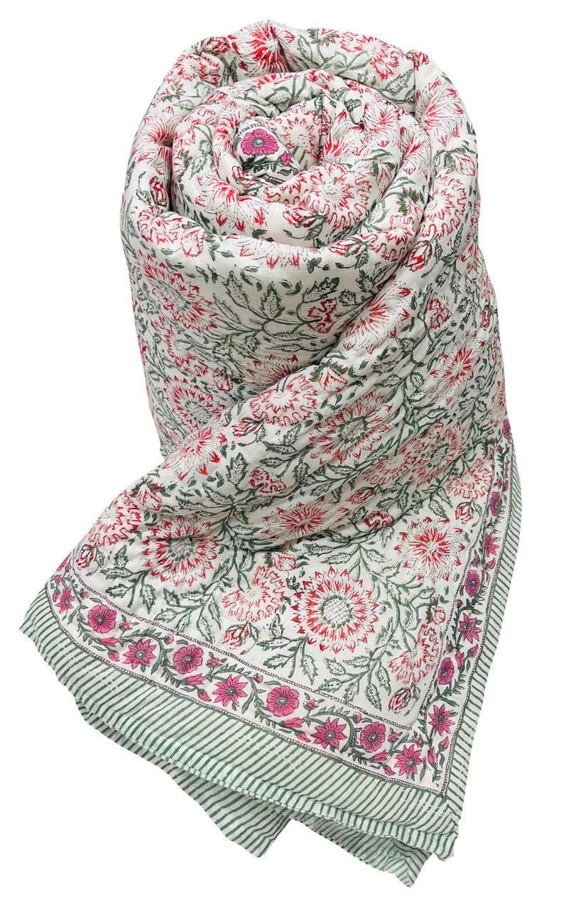 Exquisite Block Printed Rasai from Jaipur - Handcrafted Comfort and Elegance - Indianidhi