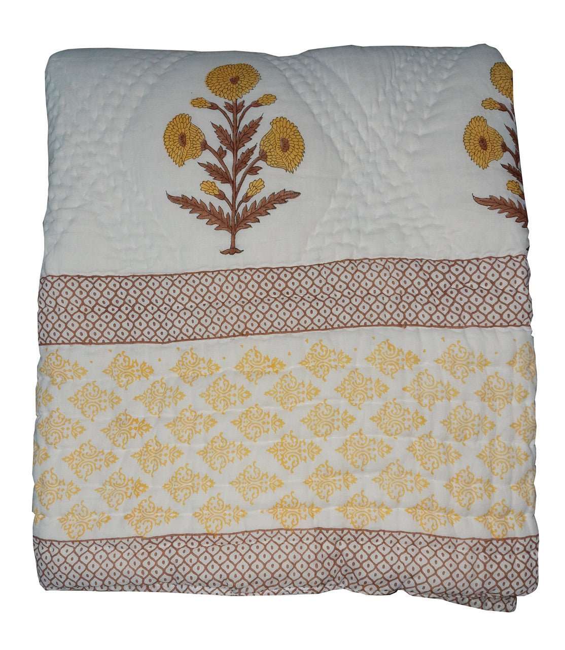 Exquisite Block Printed Rasai from Jaipur - Handcrafted Comfort and Elegance - Indianidhi