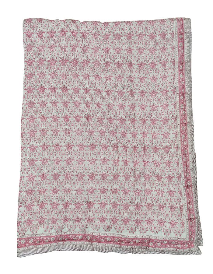 Exquisite Block Printed Rasai from Jaipur - Handcrafted Comfort and Elegance - Indianidhi