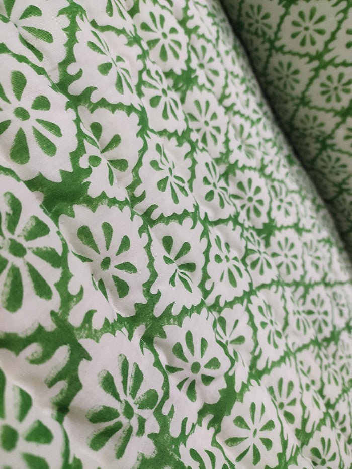 Exquisite Block Printed Rasai from Jaipur - Handcrafted Comfort and Elegance - Indianidhi