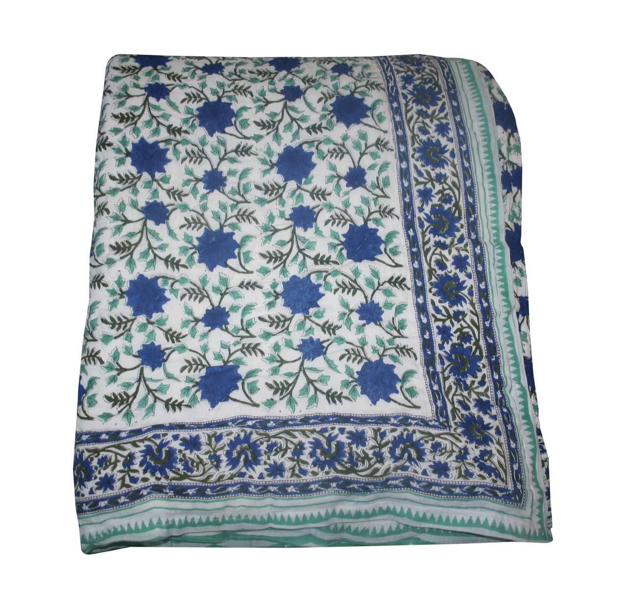 Exquisite Block Printed Rasai from Jaipur - Handcrafted Comfort and Elegance - Indianidhi