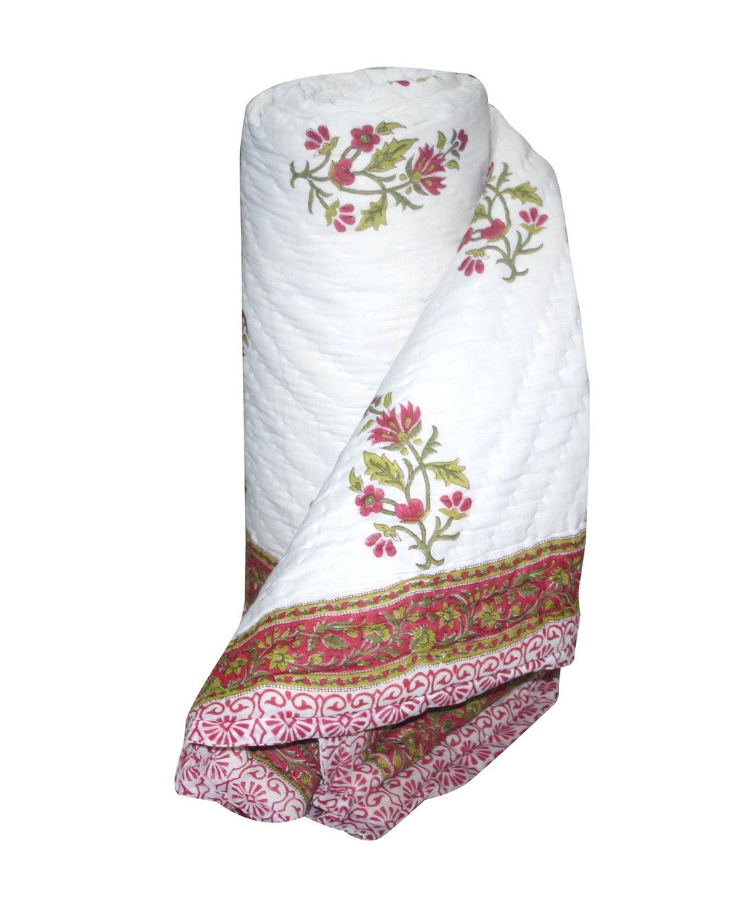 Exquisite Block Printed Rasai from Jaipur - Handcrafted Comfort and Elegance - Indianidhi