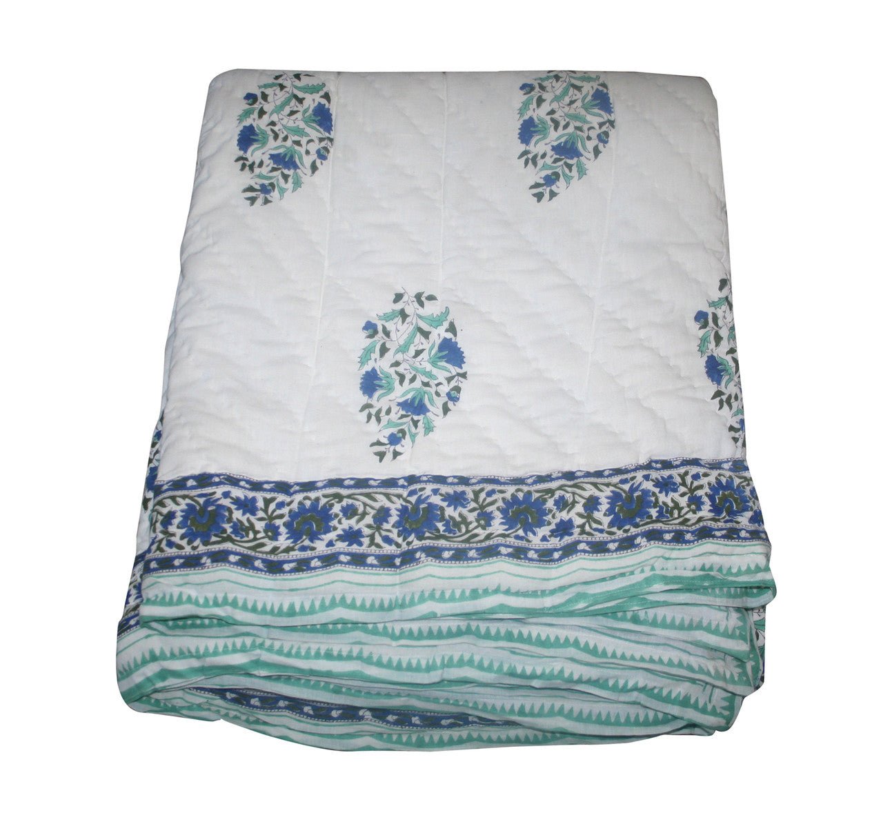 Exquisite Block Printed Rasai from Jaipur - Handcrafted Comfort and Elegance - Indianidhi