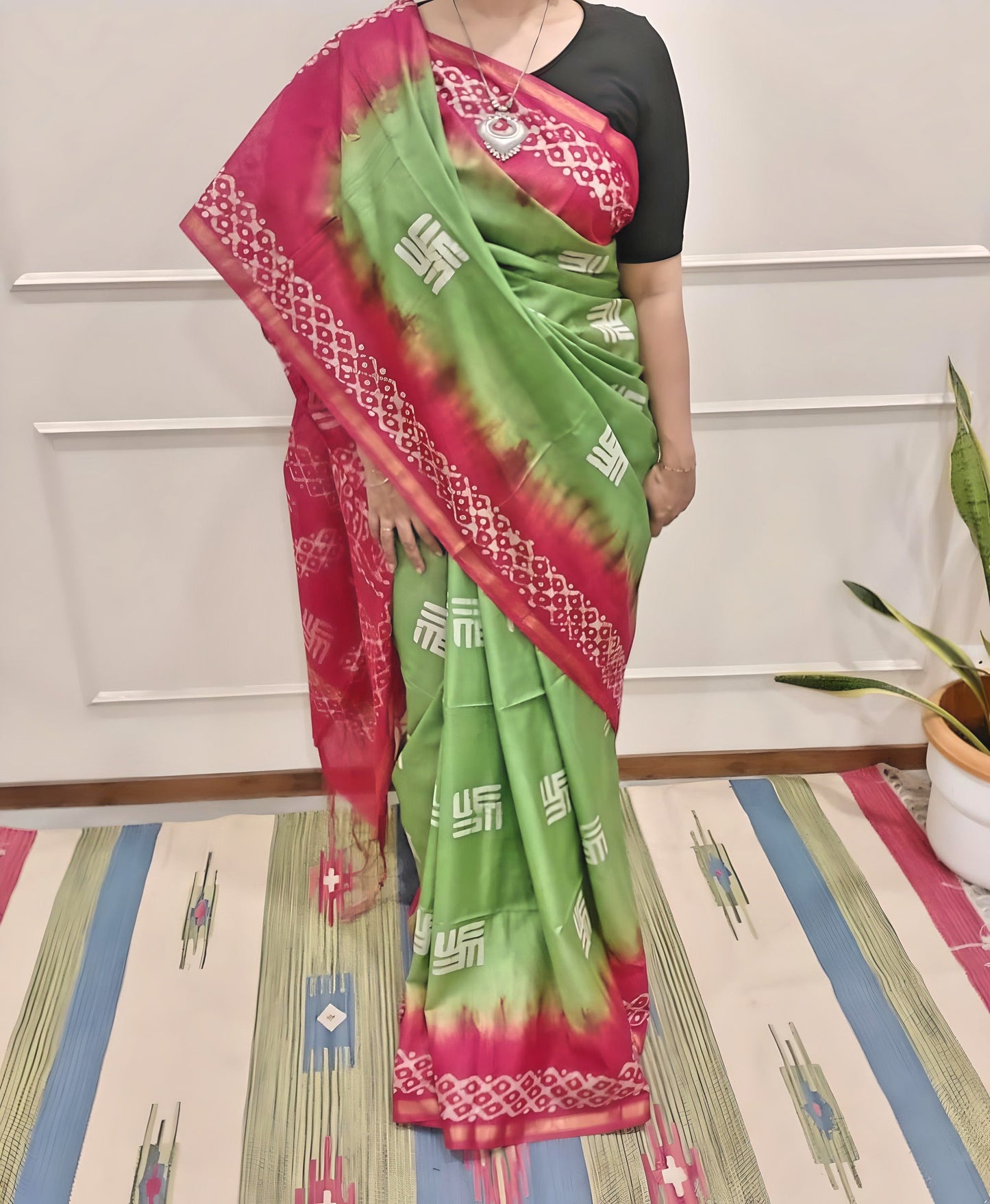 Batik Silk Saree