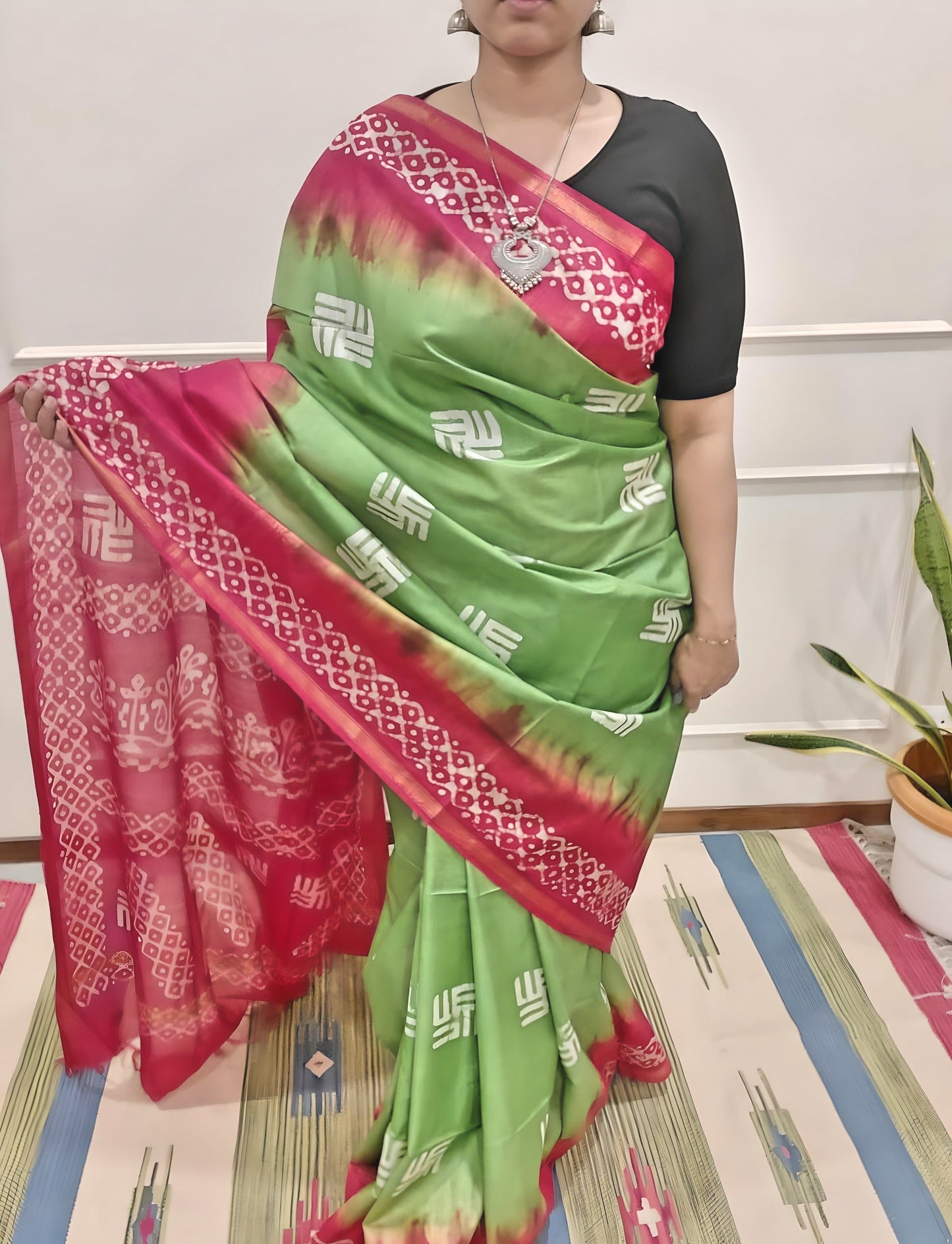 Batik Silk Saree